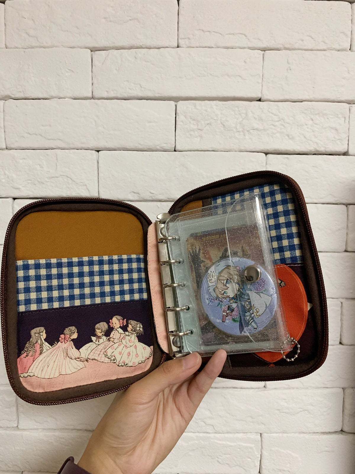 Fabric Binder Case with Oxford Cloth Cover