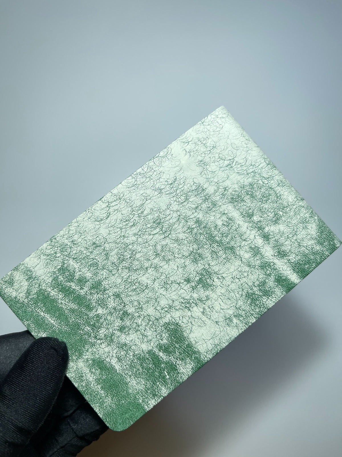 Italian Leather Mint Green Planner Cover