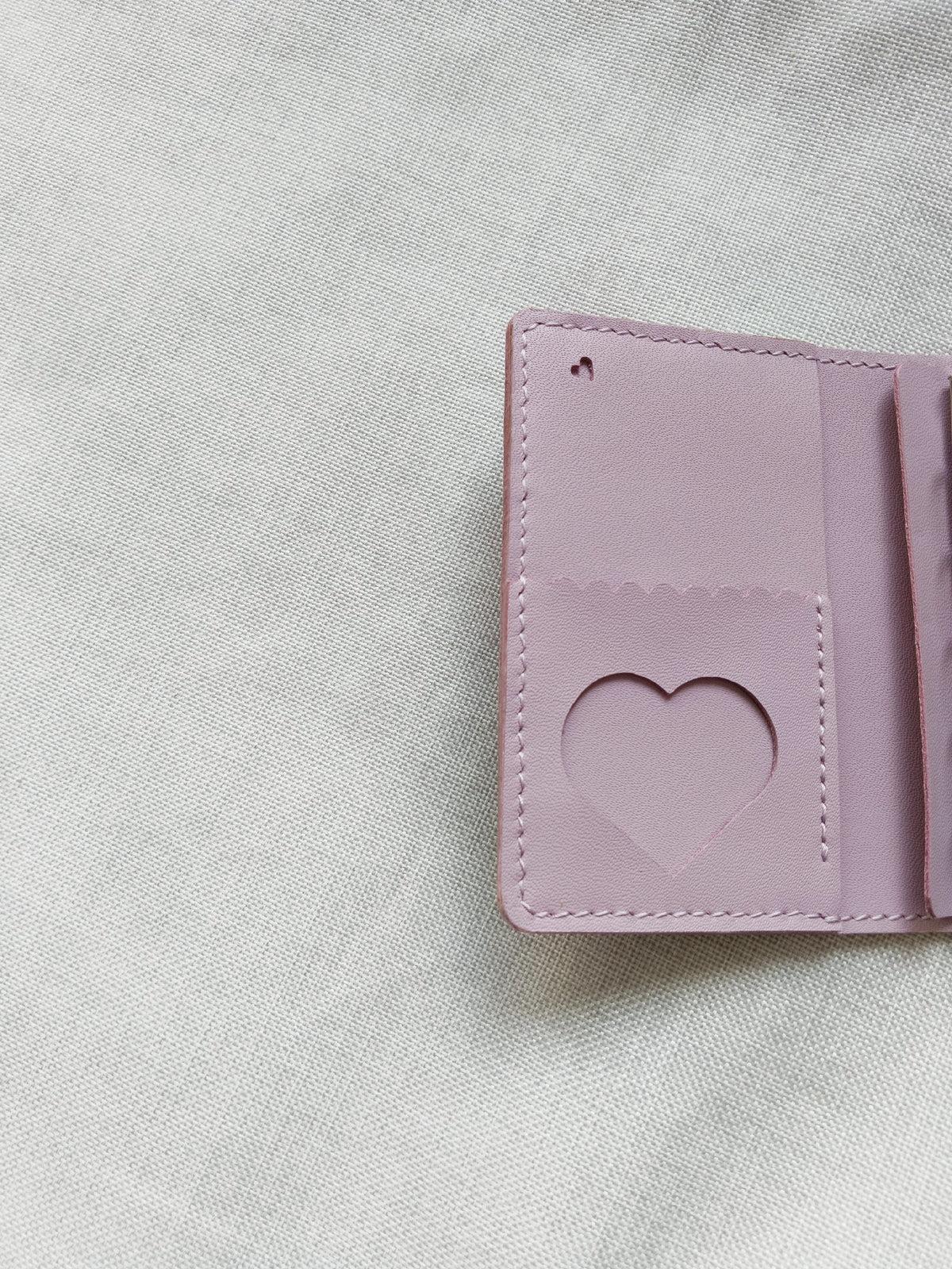 Handmade Lavender Leather A8 M5 Ring Binder Notebook