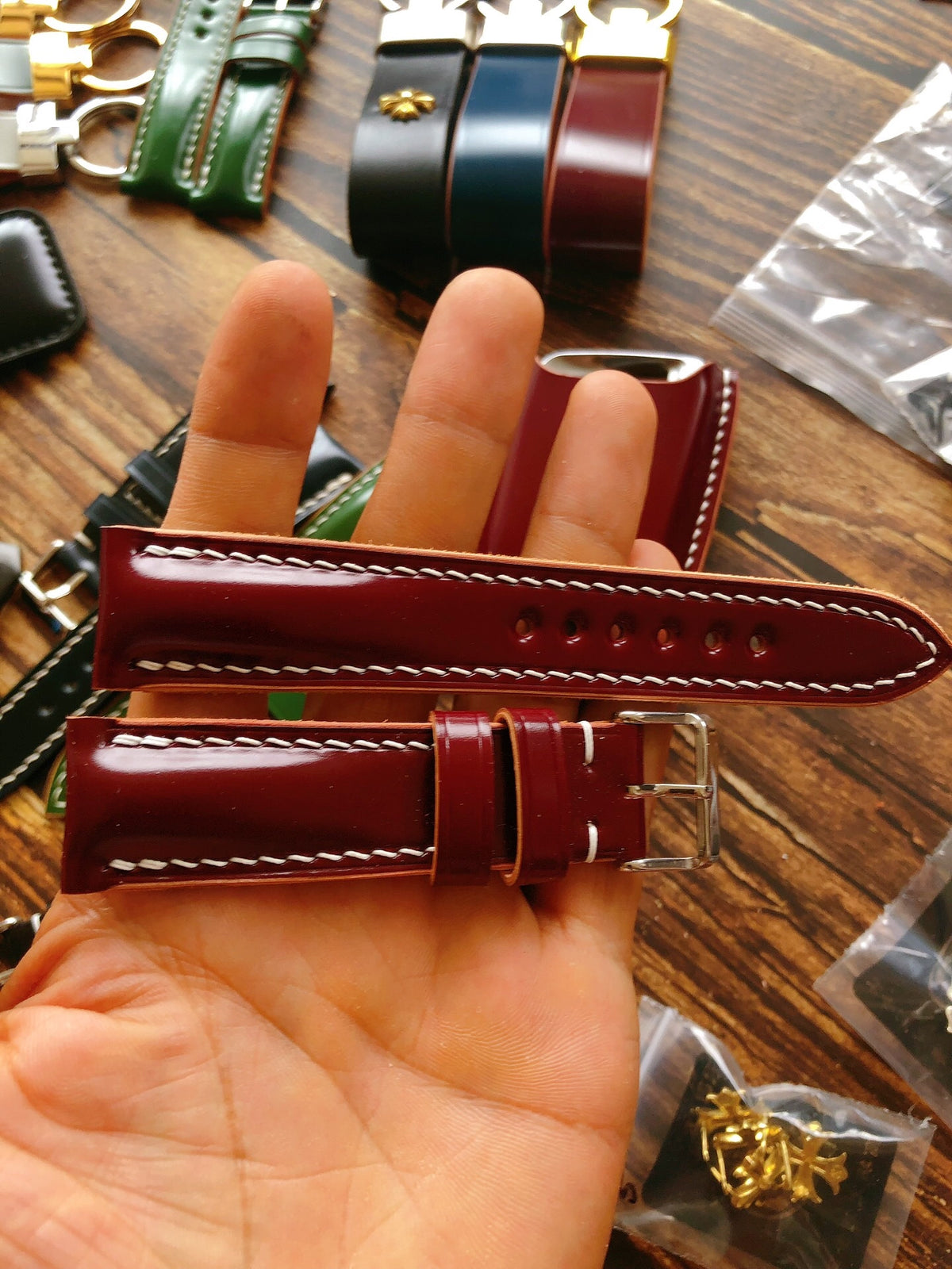 Handcrafted Japanese Shinki Horsehide Watch Strap