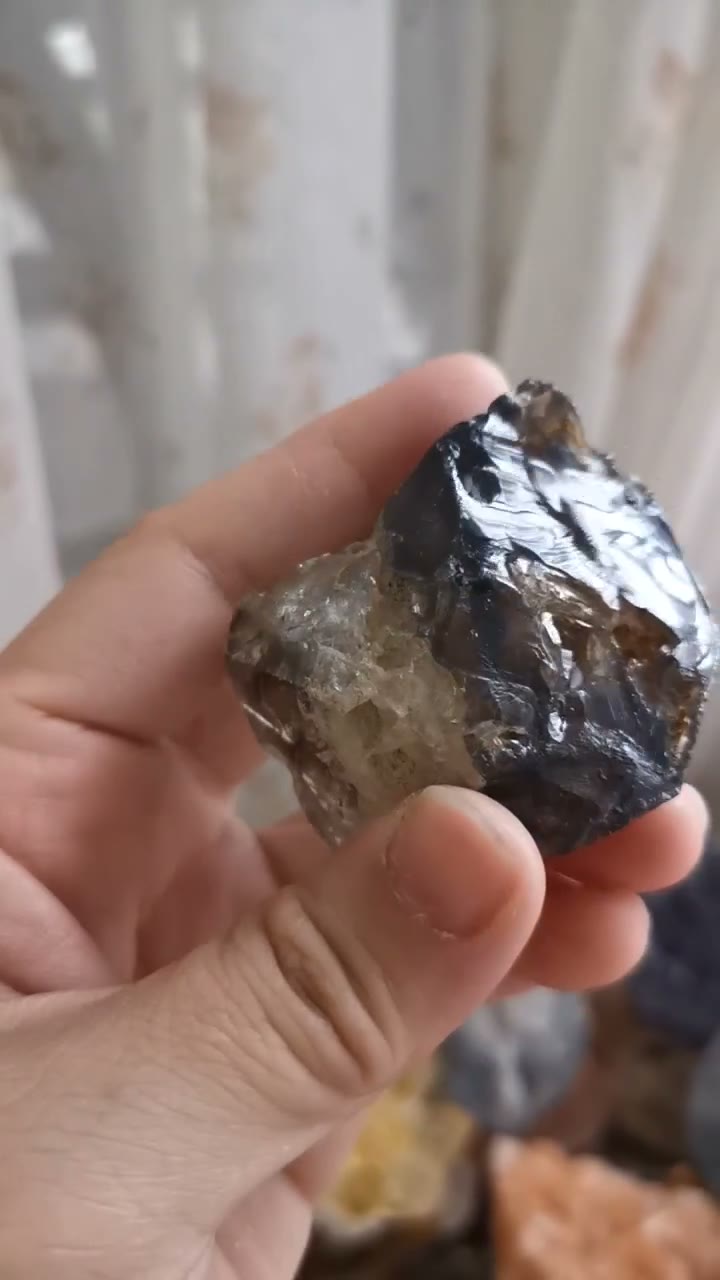 天然ティースケルトンクォーツ 結晶標本 94g