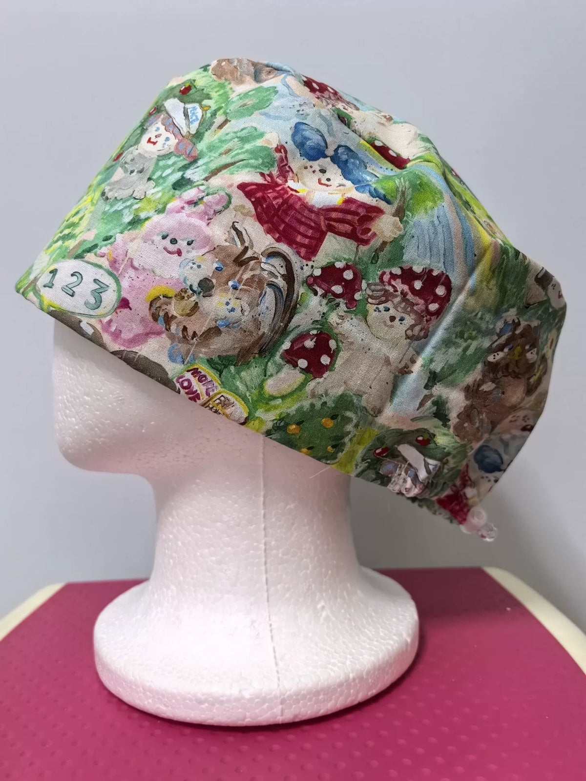 Gorro quirúrgico de doble capa en algodón puro