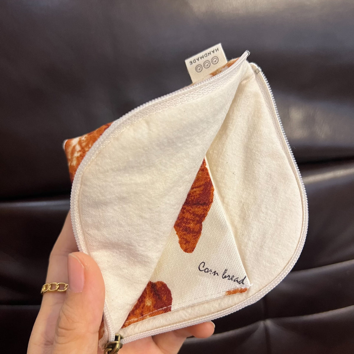 ブレッドプリント キャンバス ジップポーチ