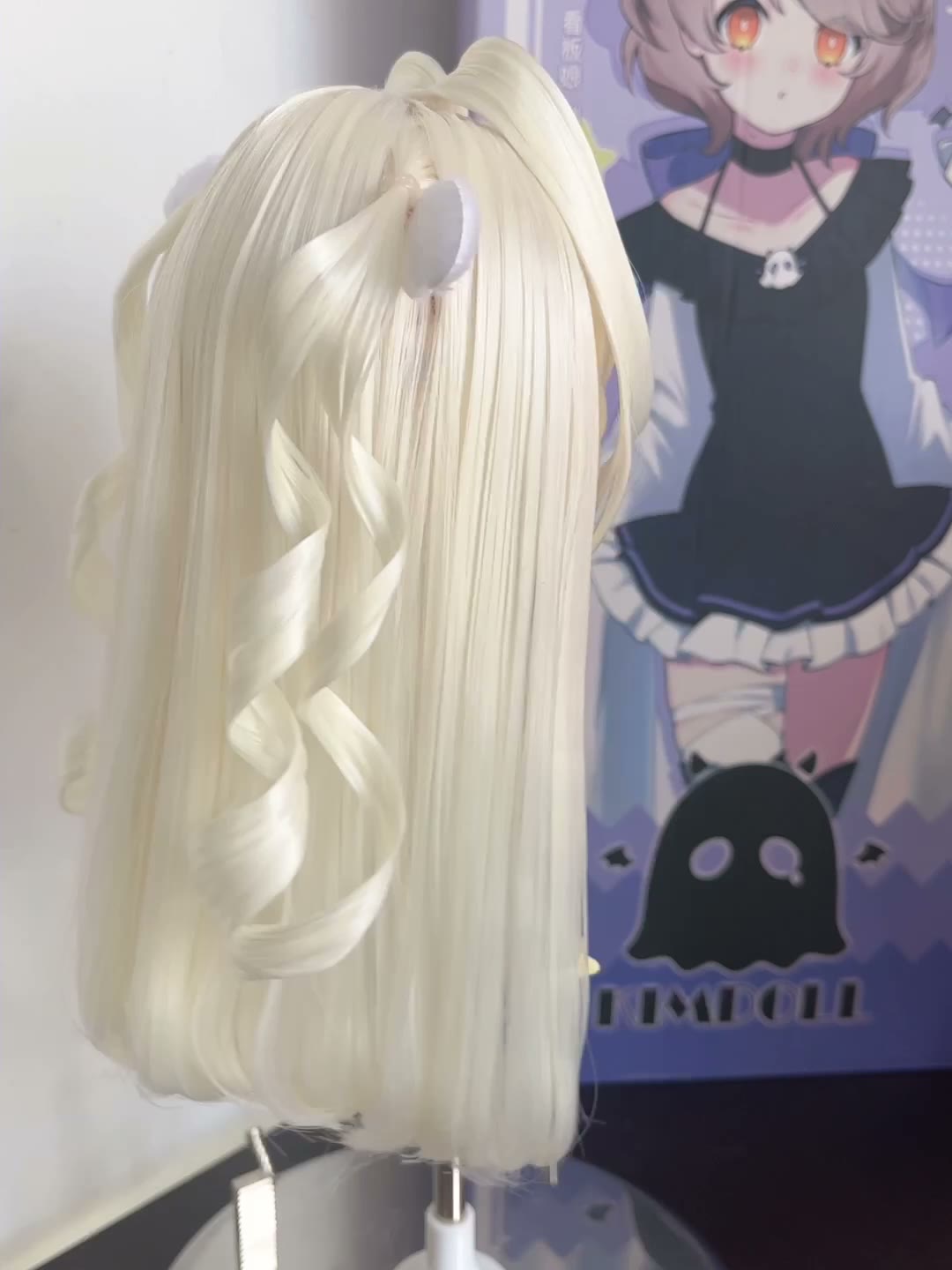 Anime Doll Wig Platinum Blonde