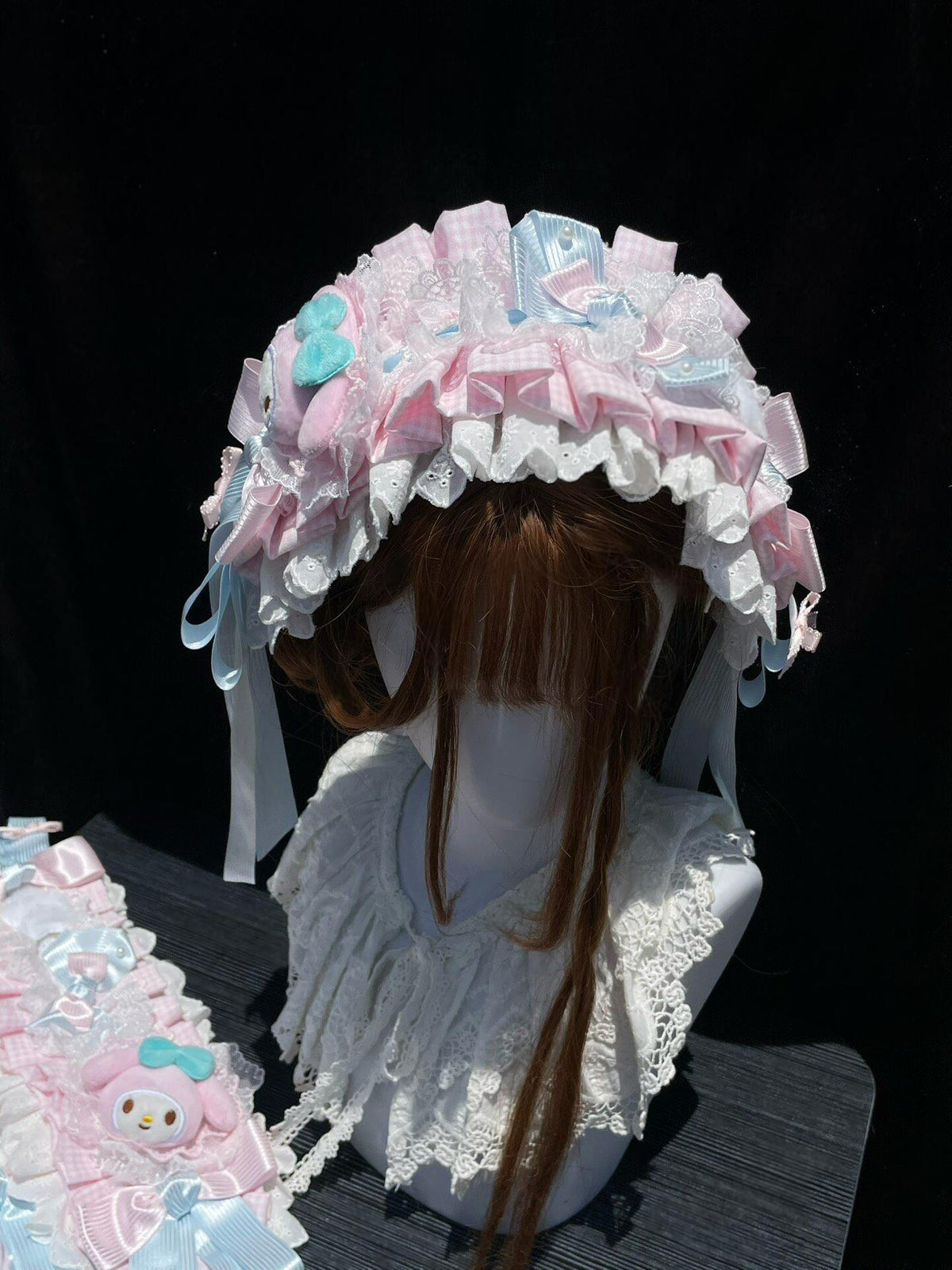 Lolita Headpiece with My Melody Plush Motif