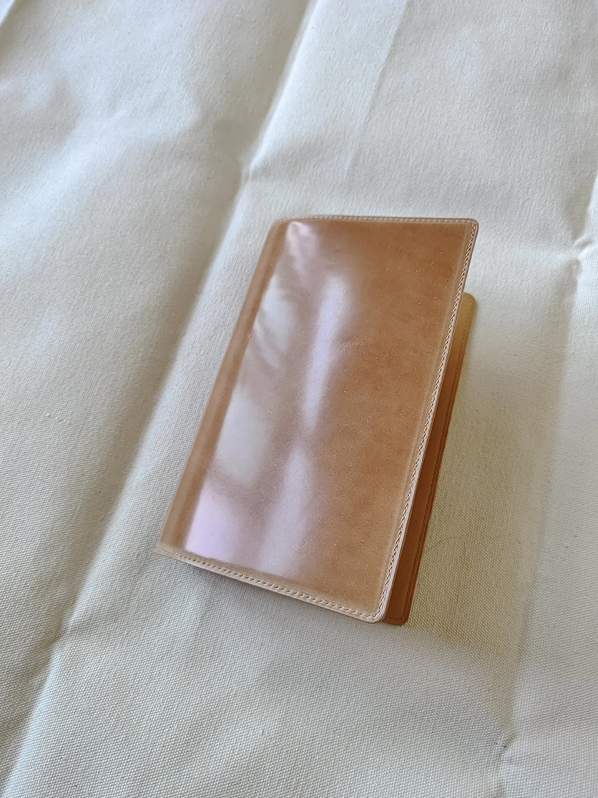 A5 Leather Loose Leaf Notebook Hand Stitched