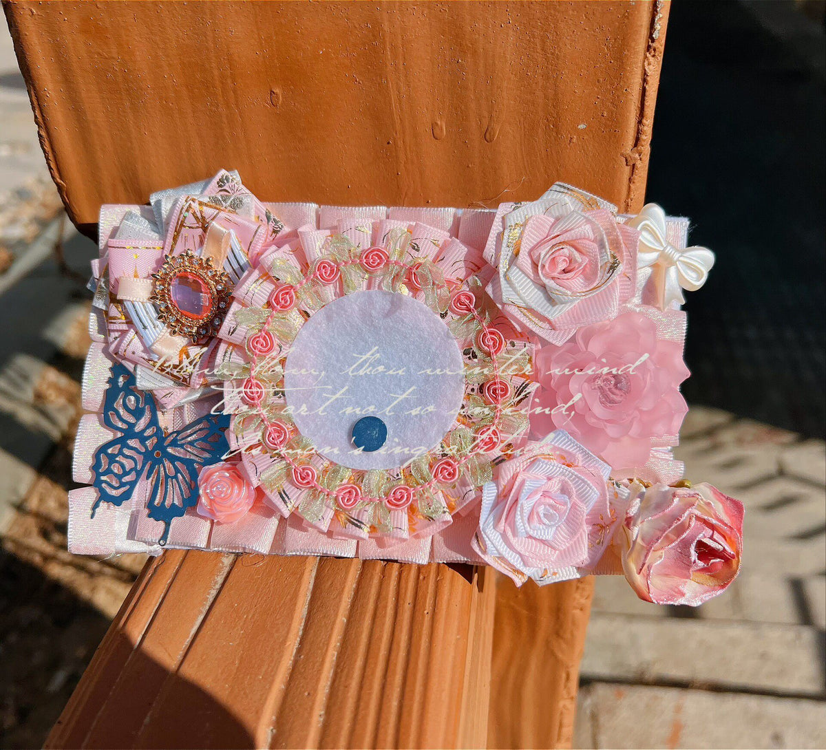 Pink Acrylic Pain Board Single Sided 58mm