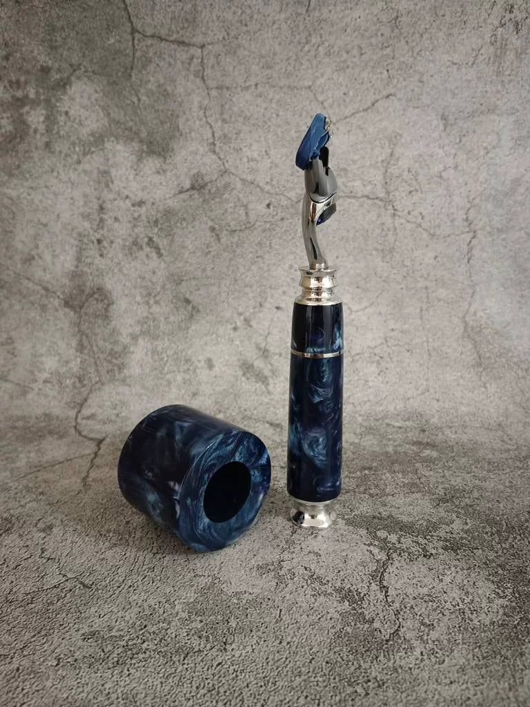 Five Blade Manual Razor Aluminum Resin Handle