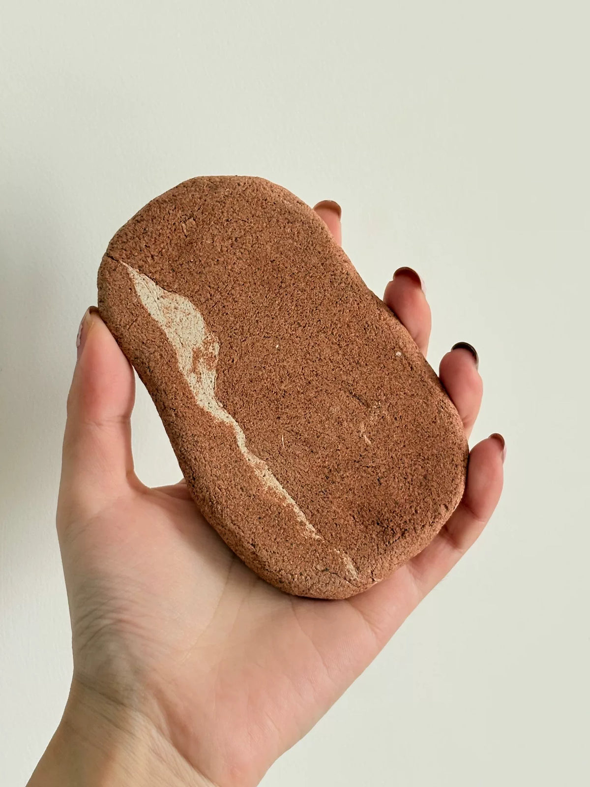 Handmade Clay Incense Holder Rustic Earthy Tone