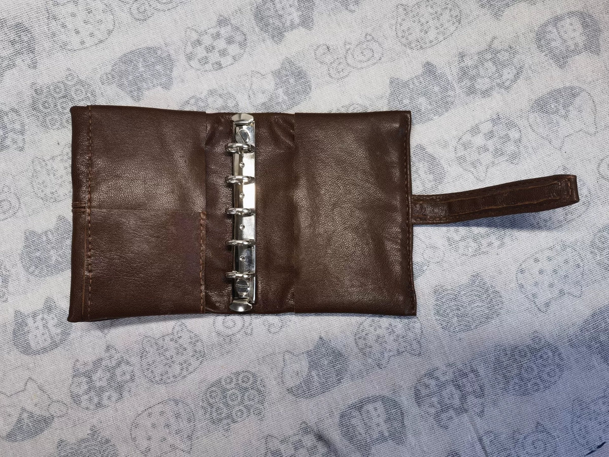 ハンドメイド ヤギ革 M5リングバインダーカバー