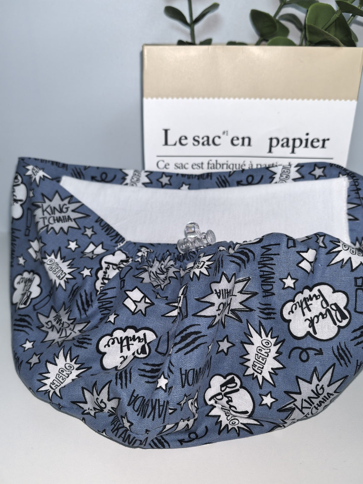 Comic Print Cotton Scrub Cap