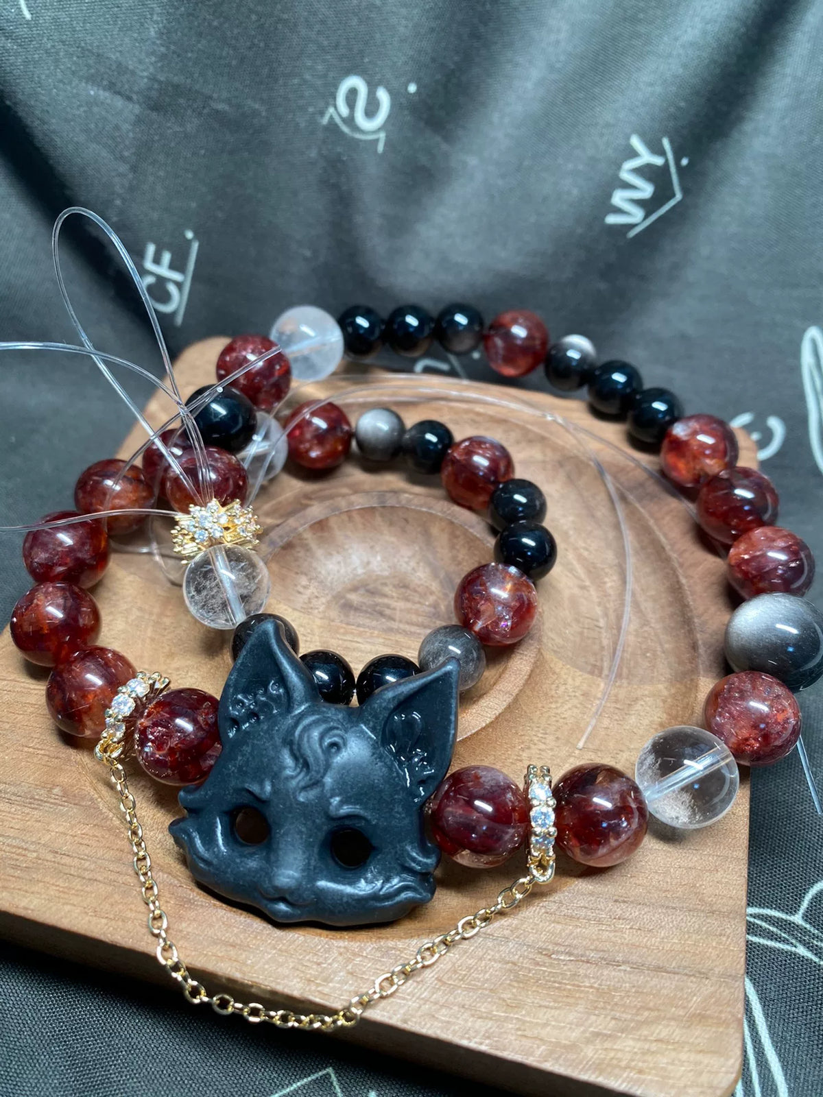 Oxblodskarts rävmask Double Wrap
