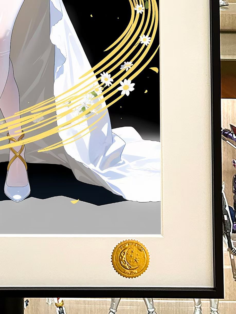 Belldandy Framed Art Print 40x61cm