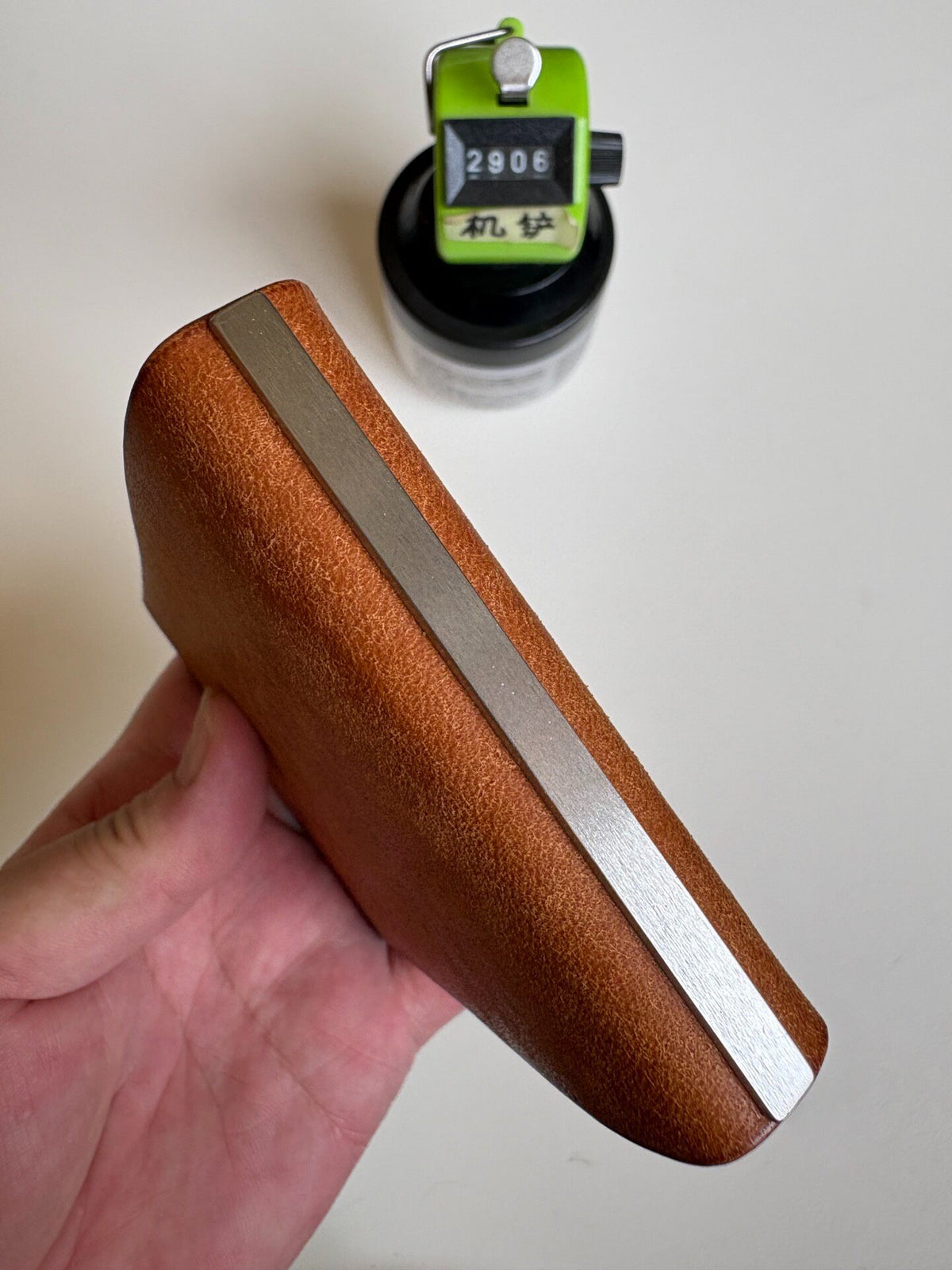 Handmade Leather A9 Notebook with Metal Rings