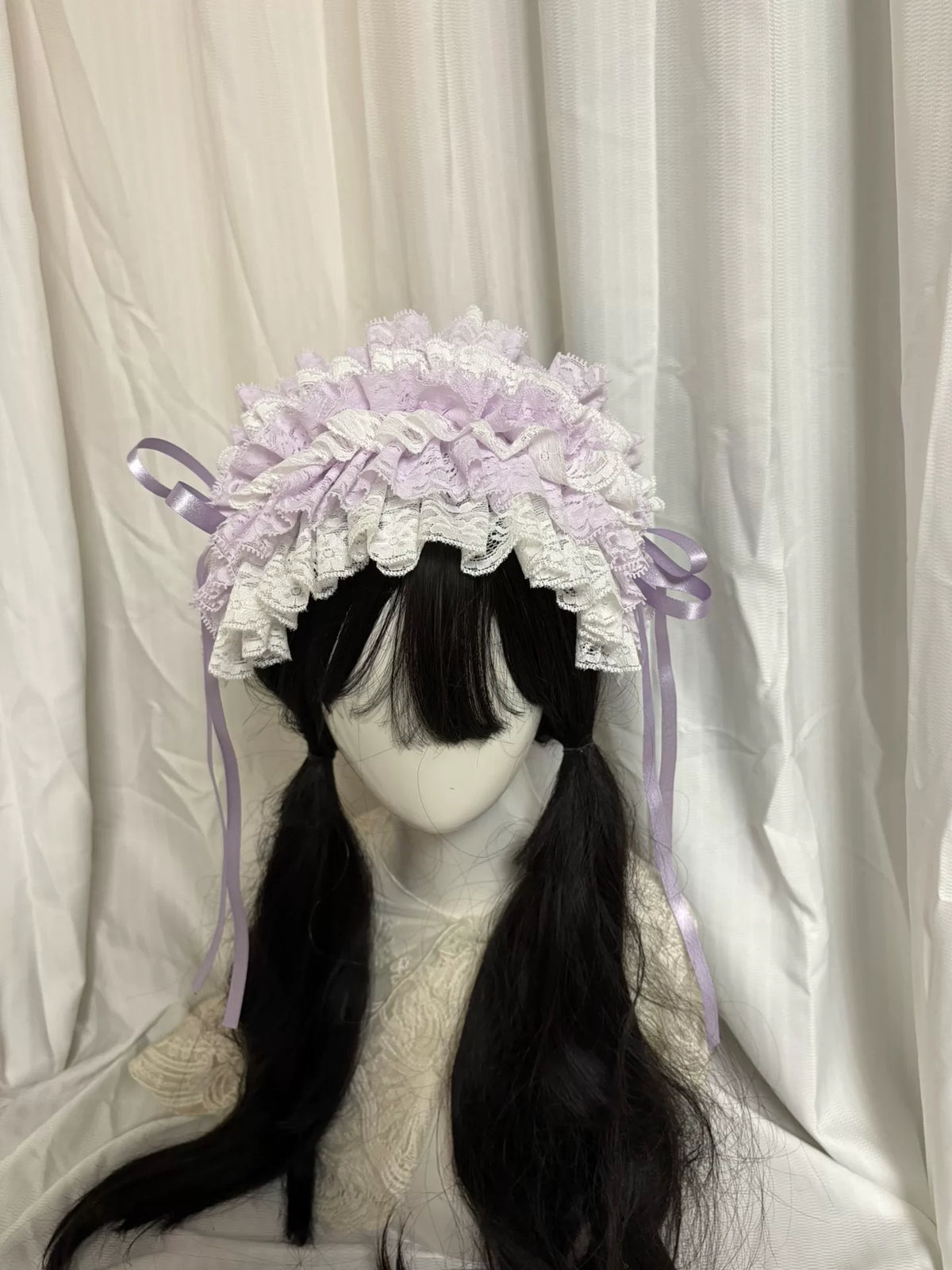 Handmade Lace Bonnet Lolita Victorian Headdress
