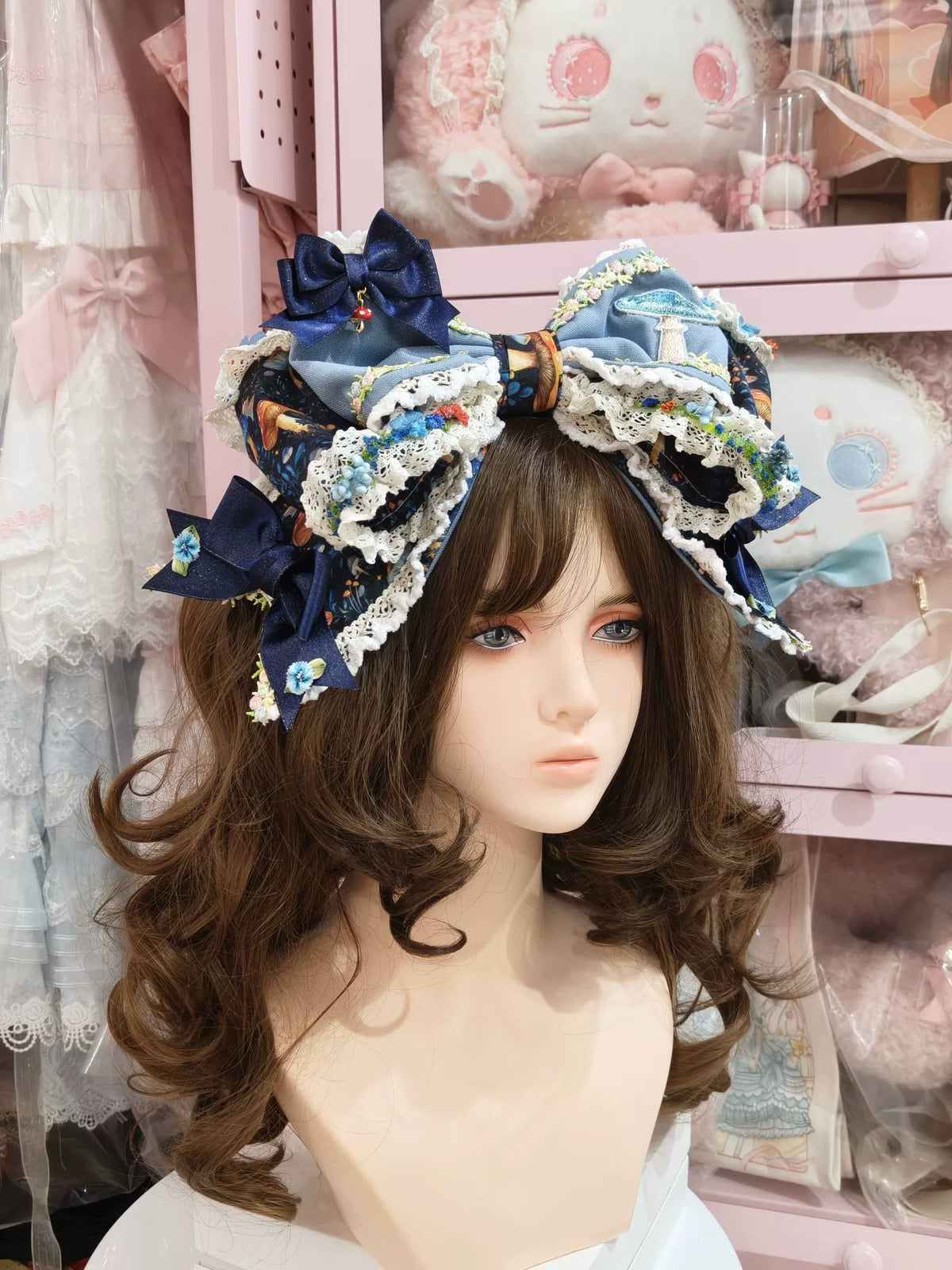 Handmade Mushroom Forest Lolita Headband