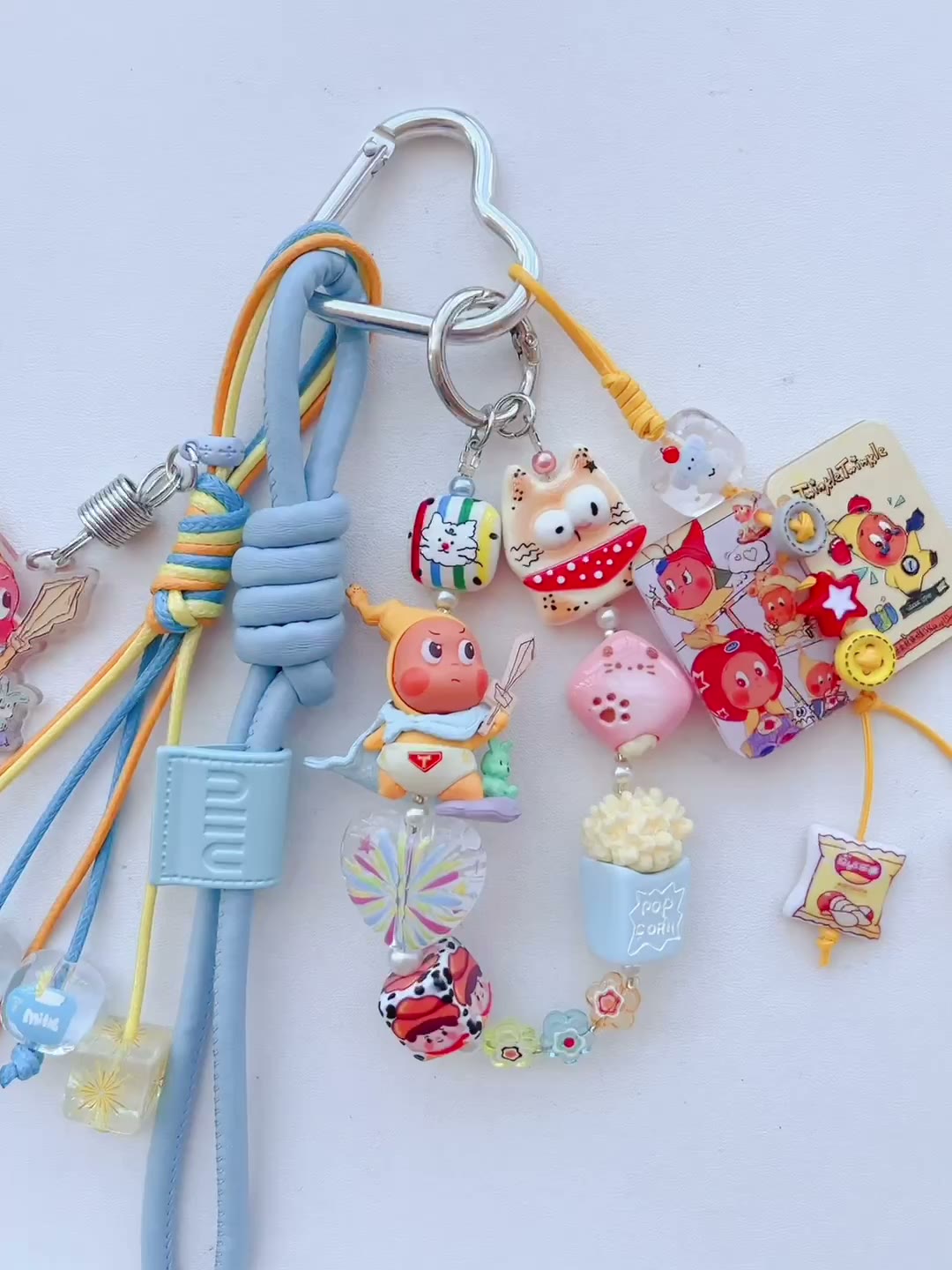 Handcrafted Prince Figure Bag Charm Keychain