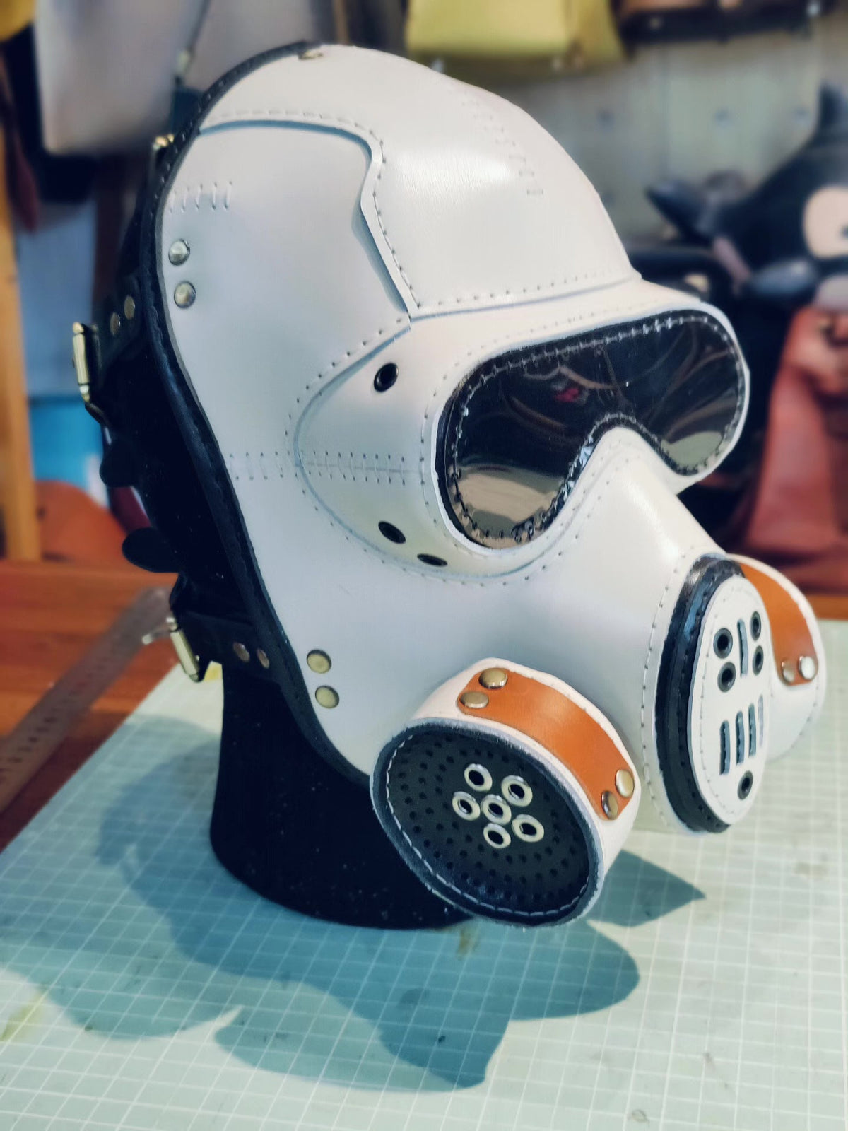 Handmade Leather Star Wars Stormtrooper Helmet