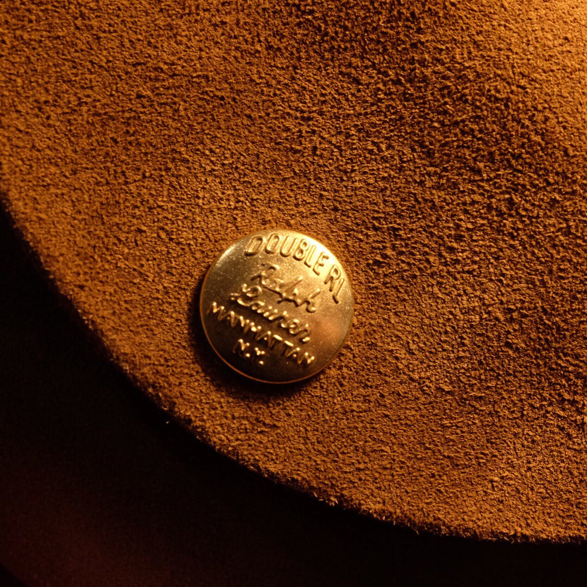 American Retro Suede Leather Coin Card Holder