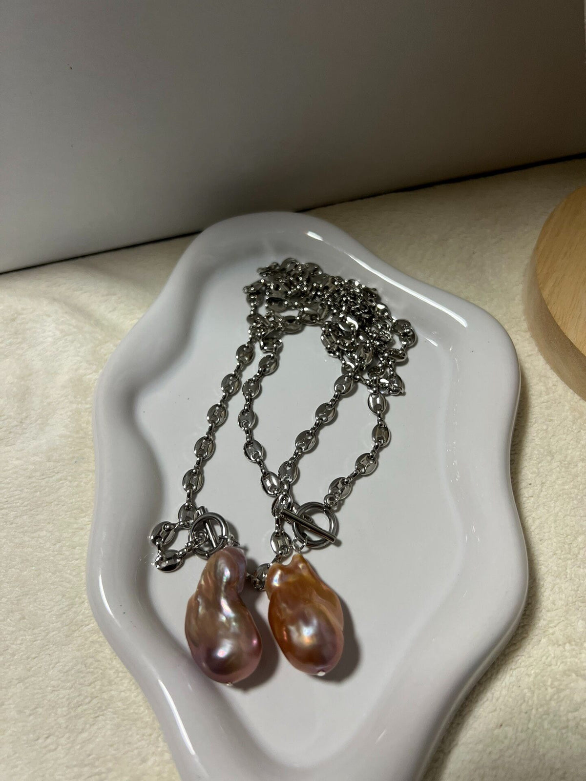 Double Strand Baroque Pearl Necklace