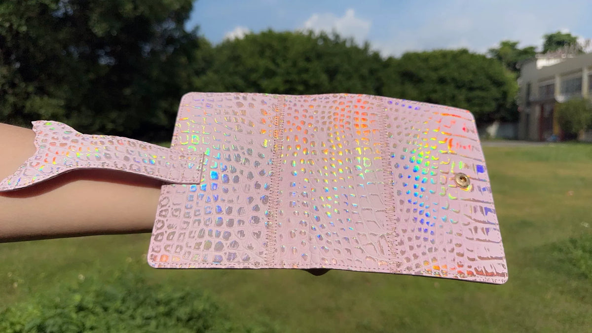 Holografisches Meerjungfra Notizbuchcover 120x80mm