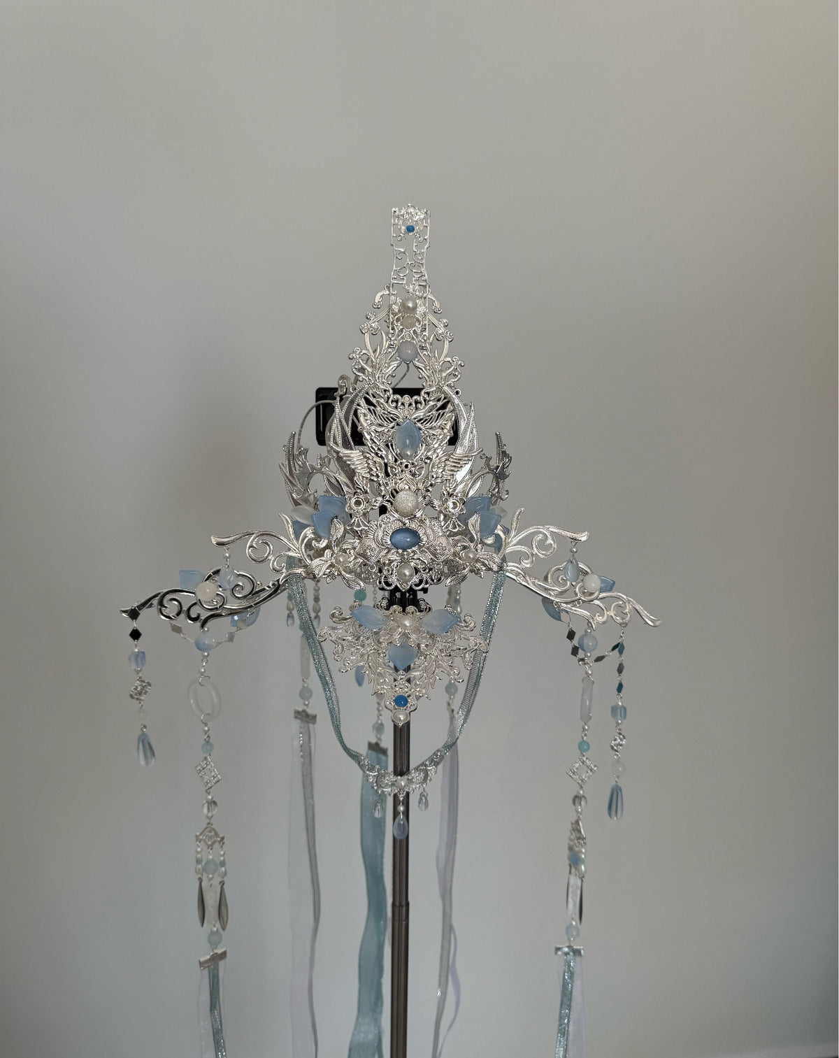 Silver Hair Crown Cosplay Headpiece