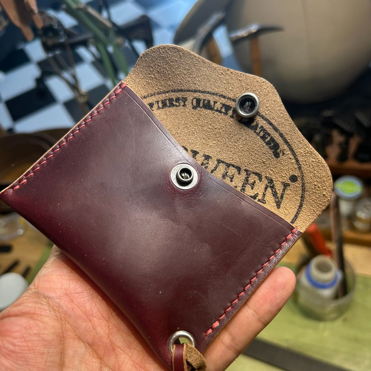 Leather Card Coin Pouch