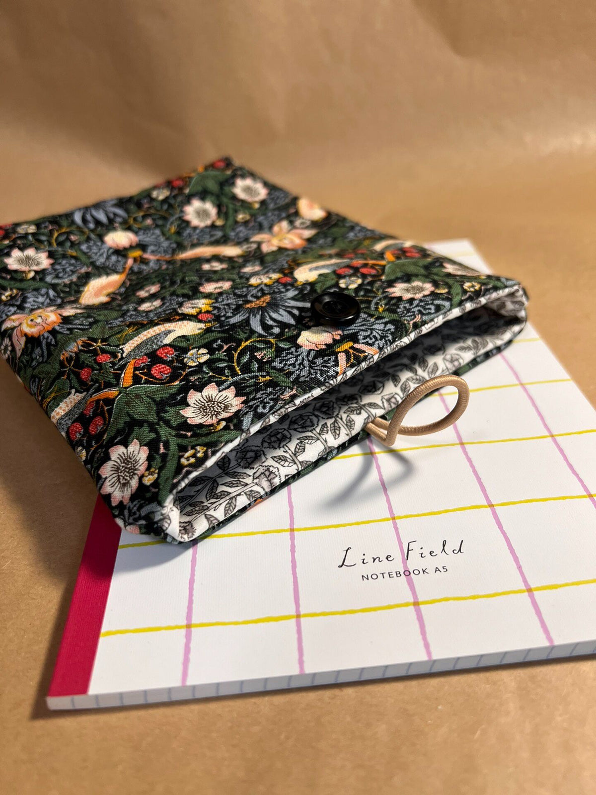 A7 Notebook Pouch William Morris Print