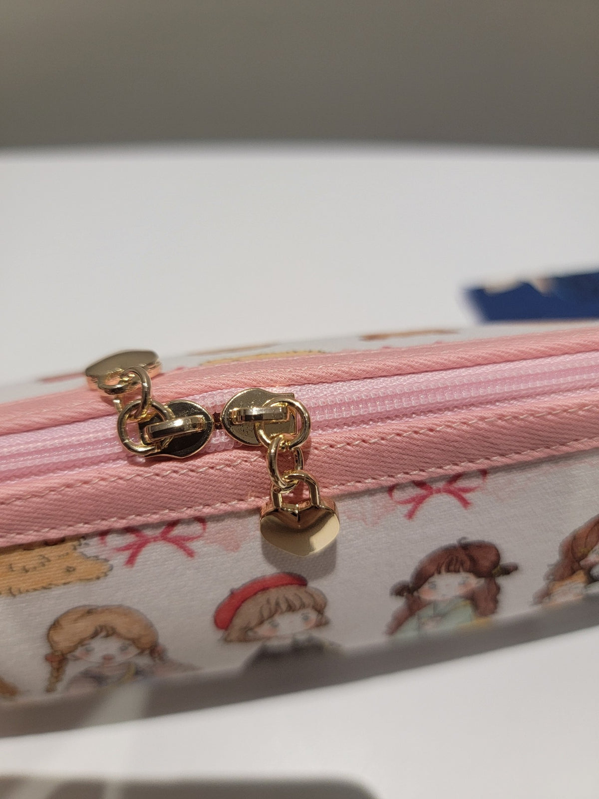 Pencil Case Girls Print Soft Pouch