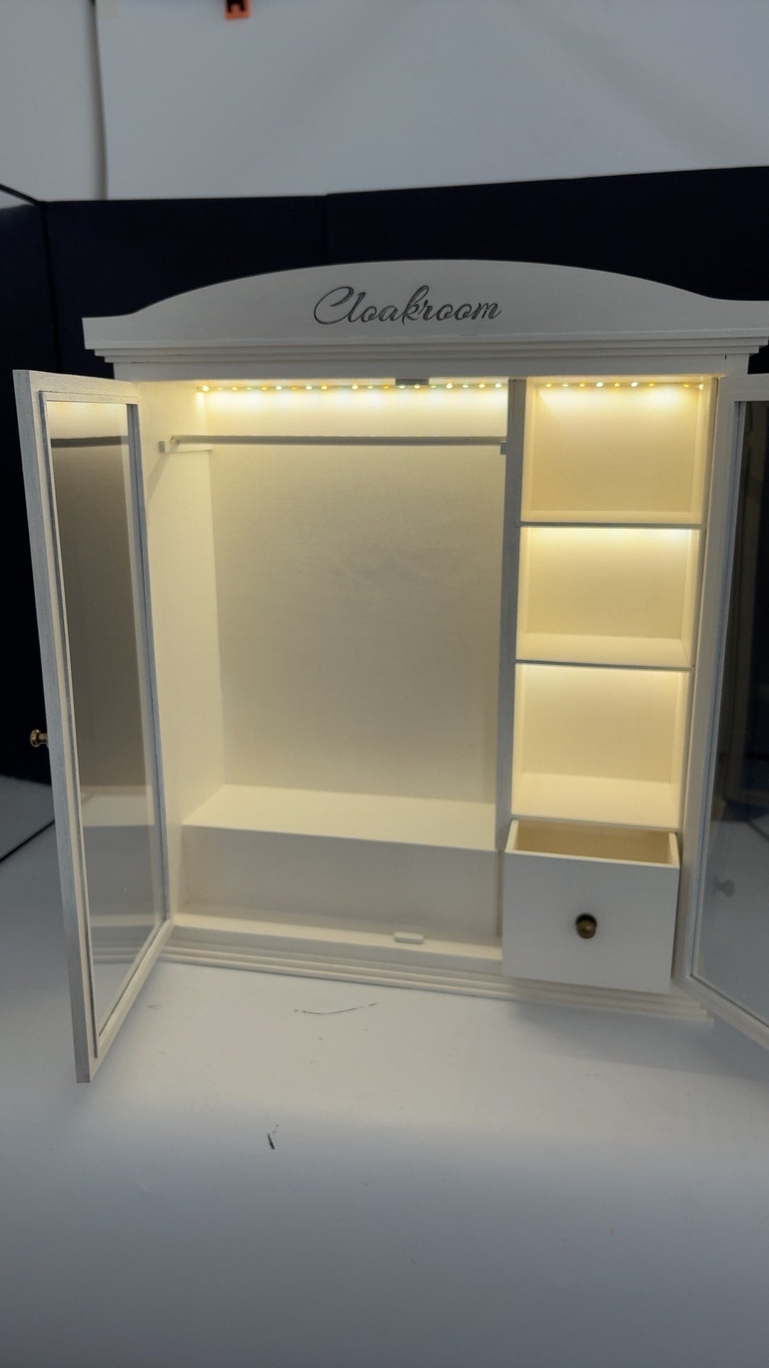 Miniatuur Kaperkast met LED-verlichting
