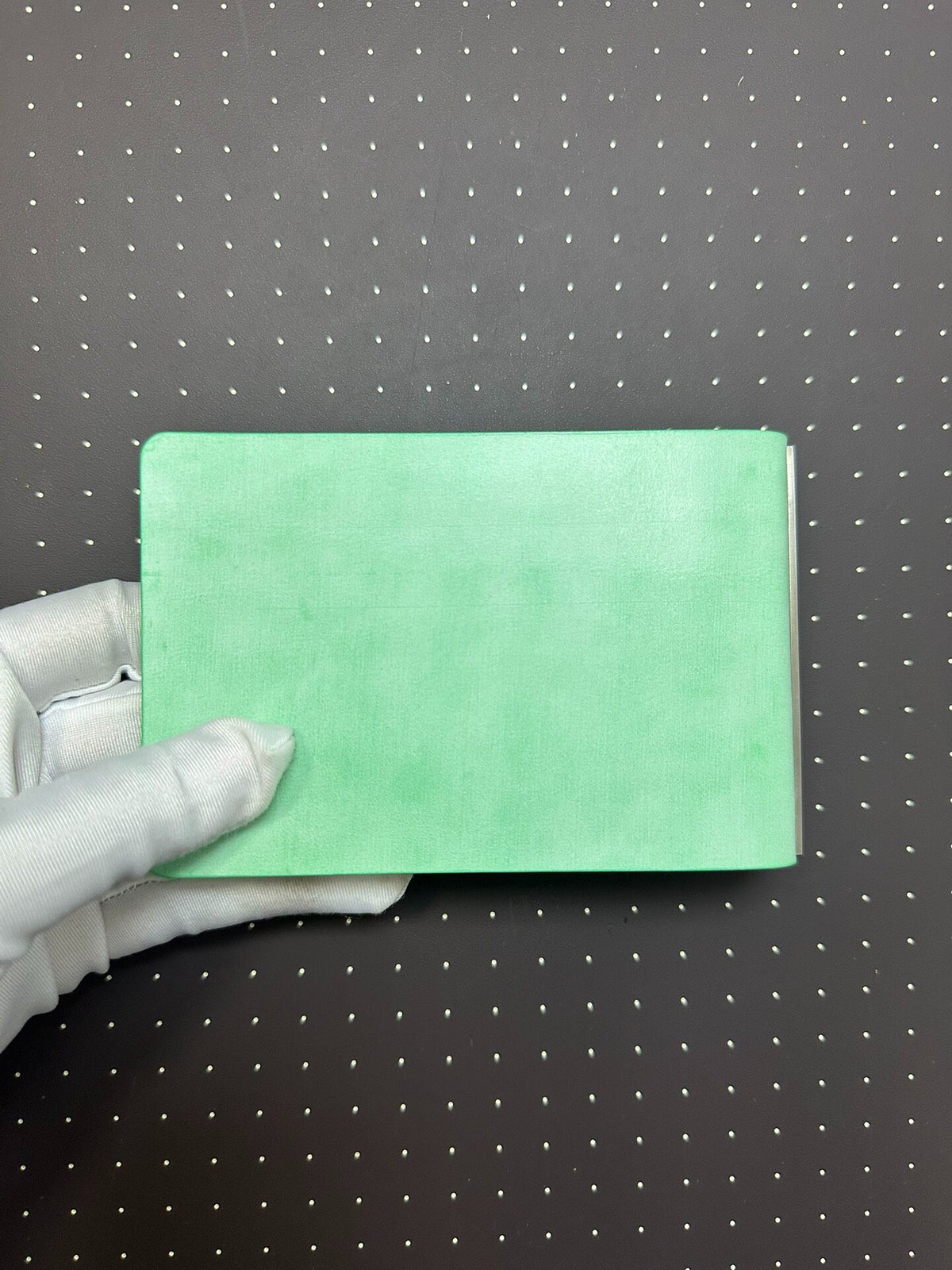 Mint Green Three Hole Mini Loose Leaf Notebook