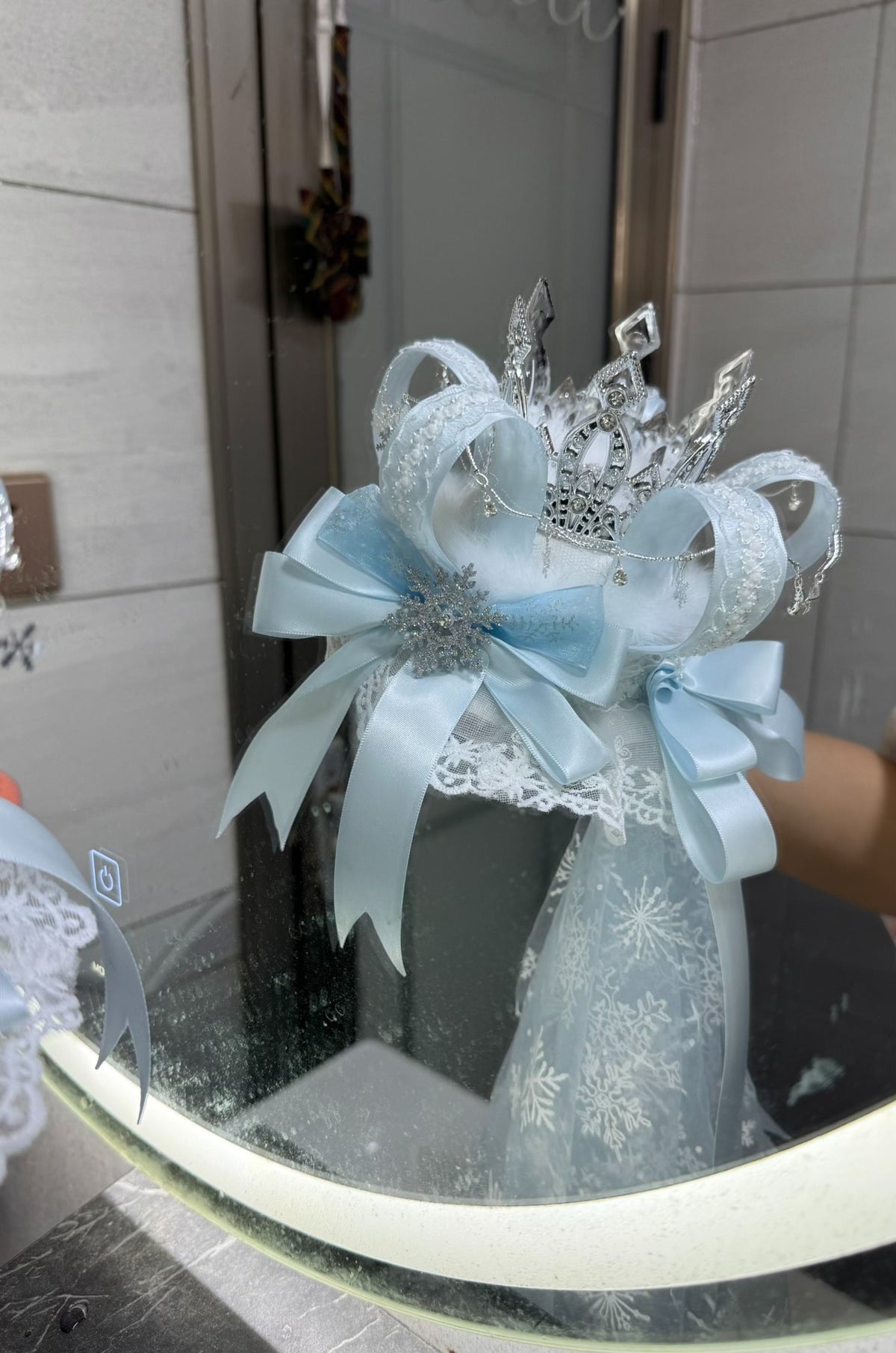 Snowflake Crown Lolita Side Hat