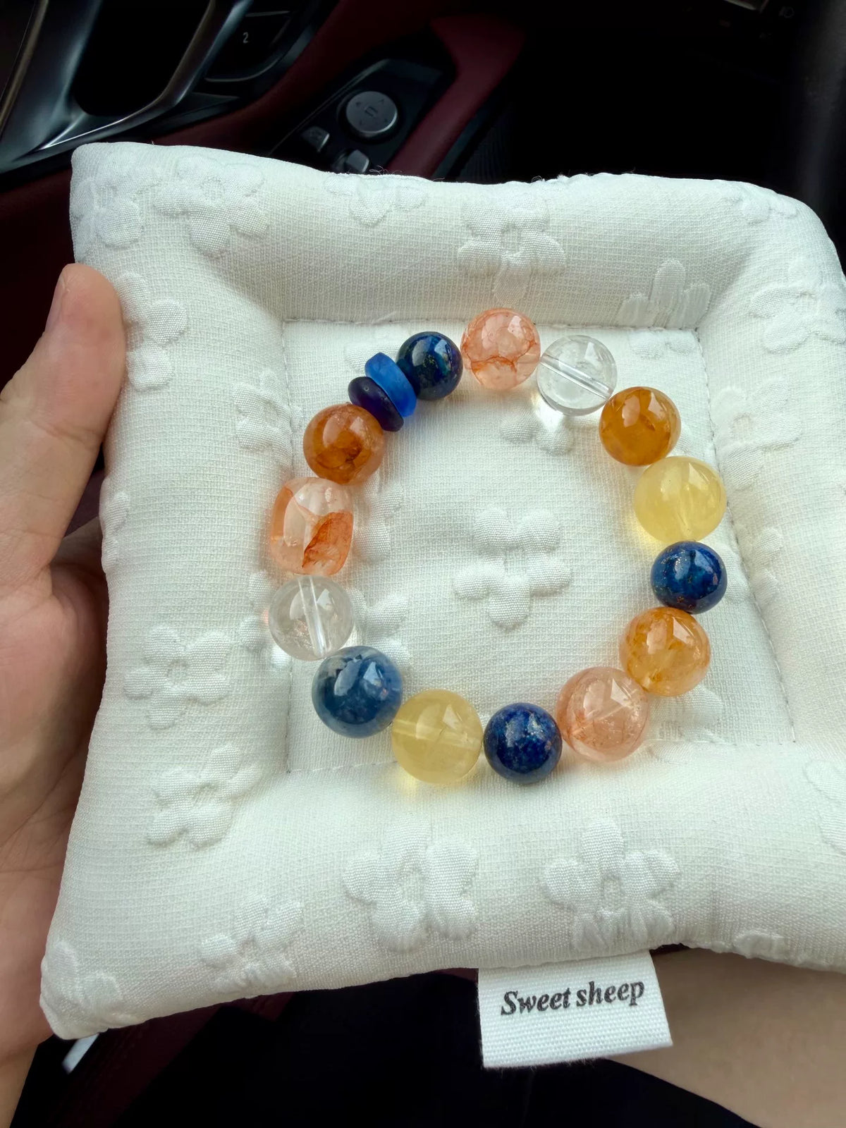 Multi Gemstone Beaded Bracelet 13mm