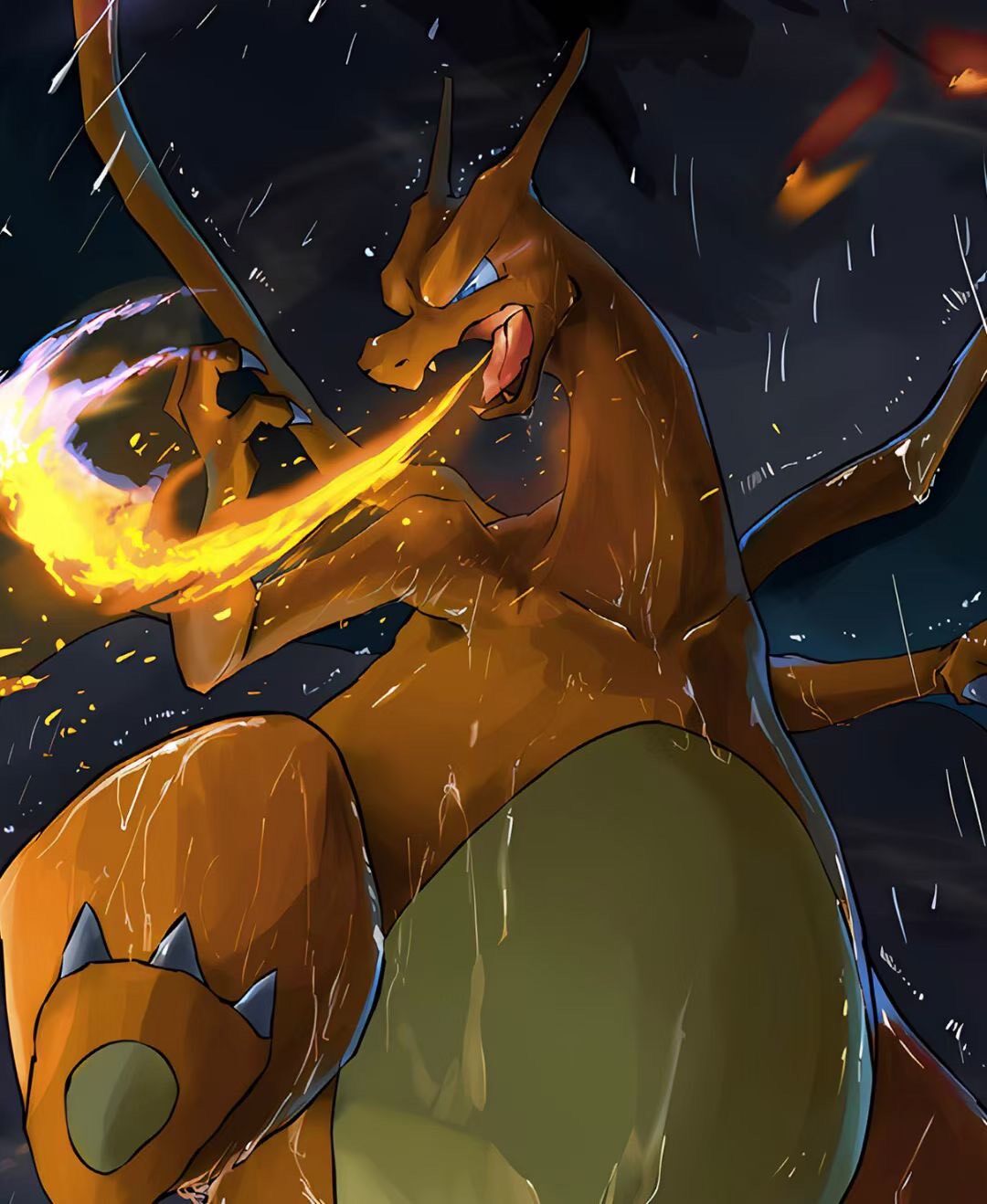 Charizard Framed Art Print 55cm
