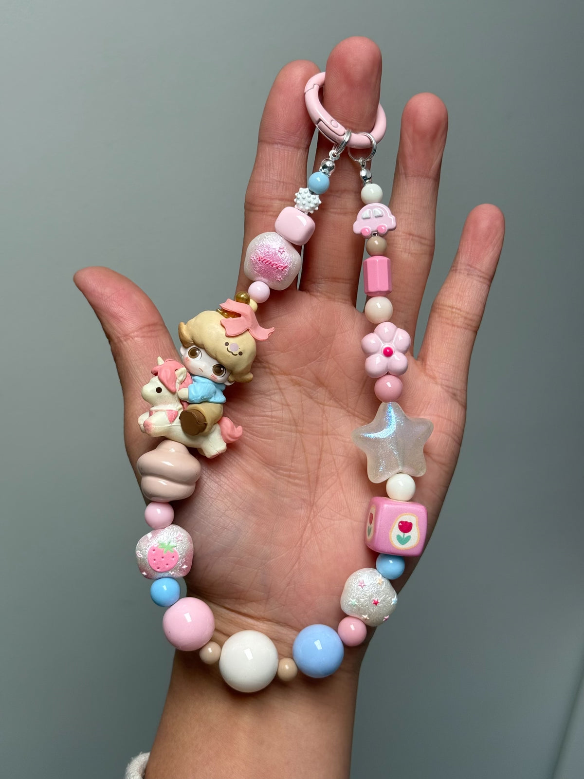 Dimoo Fifteen Anniversary Beaded Phone Strap
