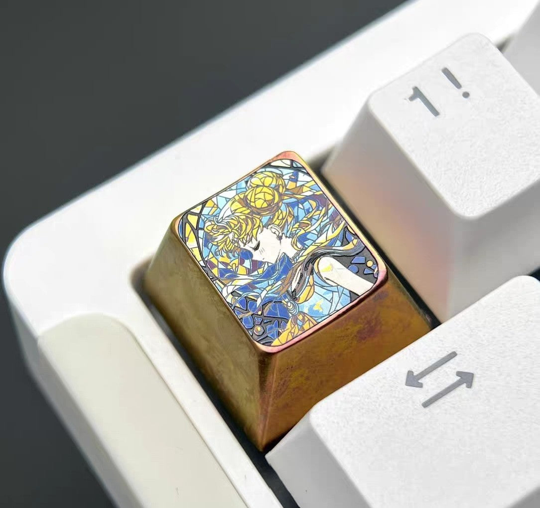 Sailor Moon 1u Titanium Alloy Artisan Keycap