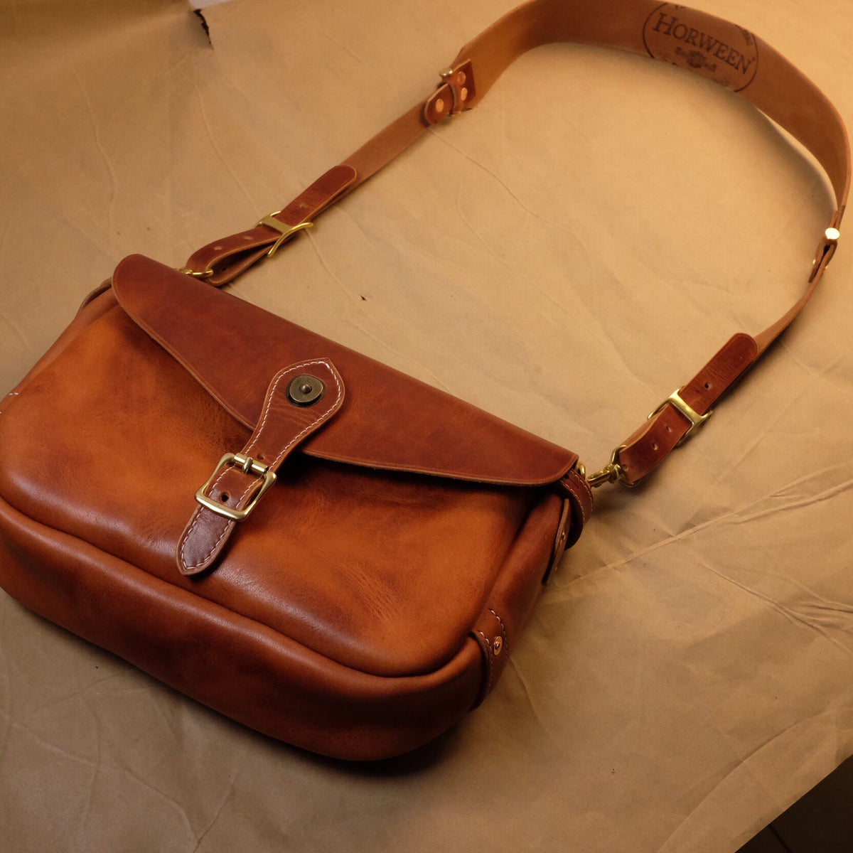 Horween Dublin Leather Messenger Bag