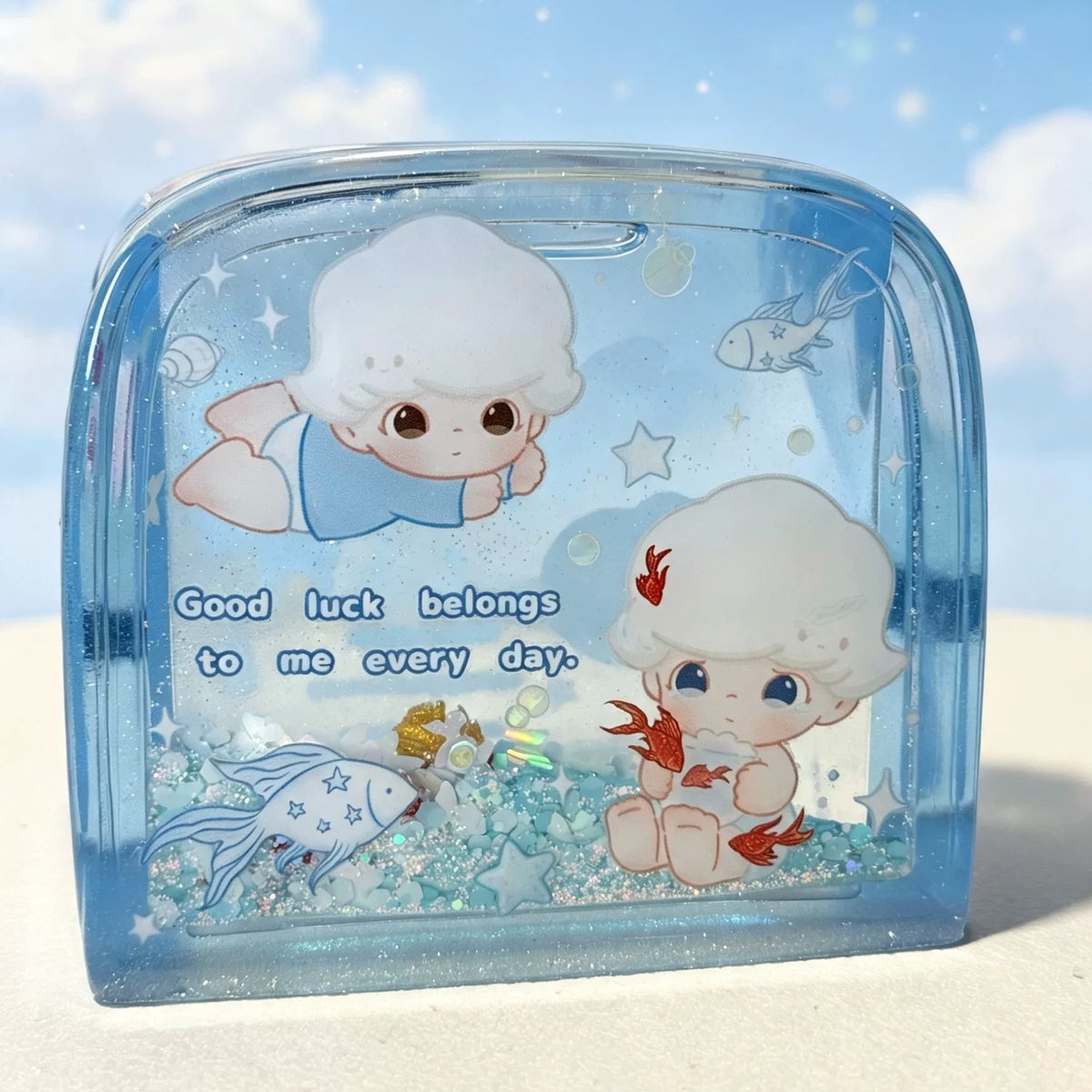 Oramento Bloco Shaker de Resina Aqua