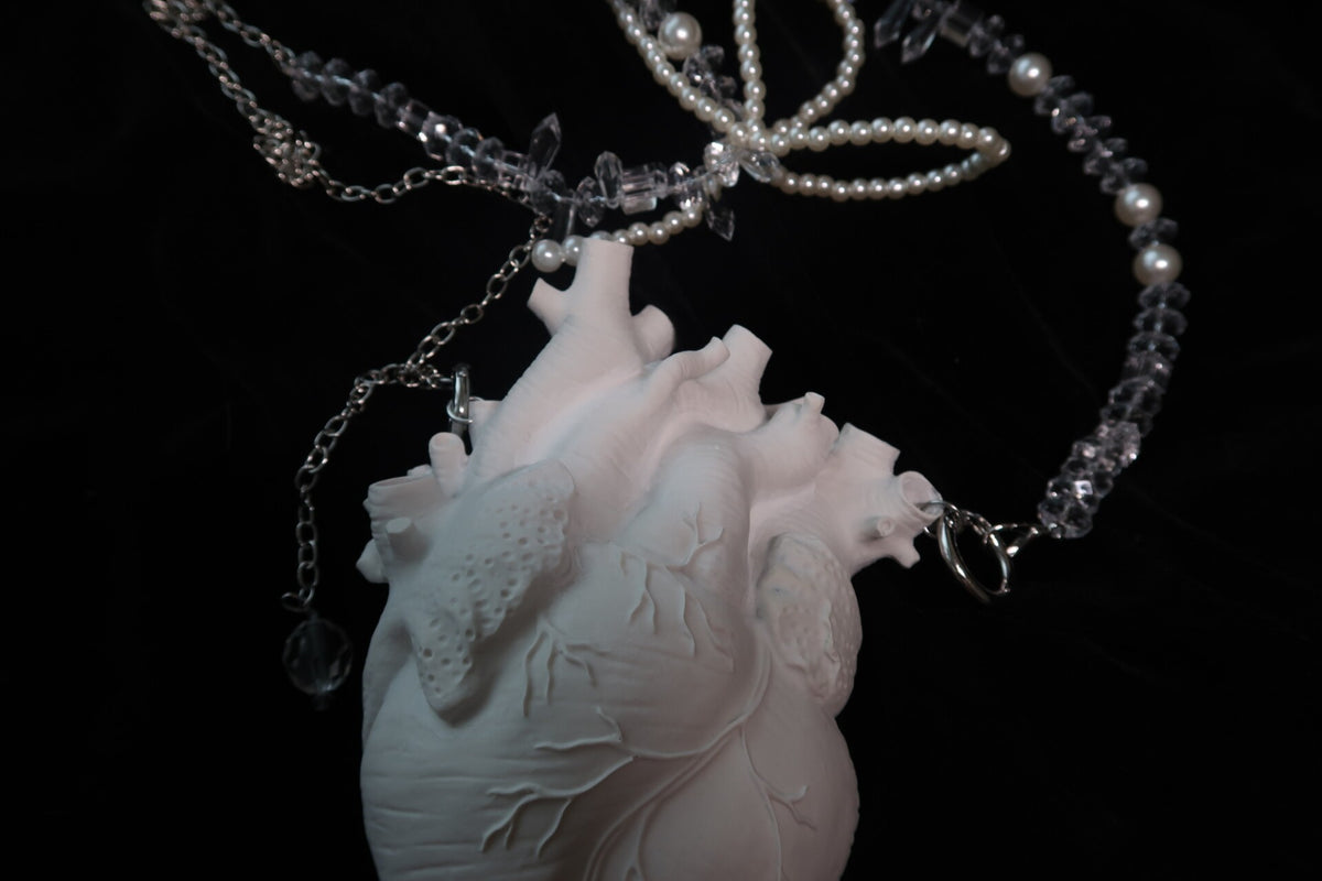 Resin Heart Crossbody Decorative Bag