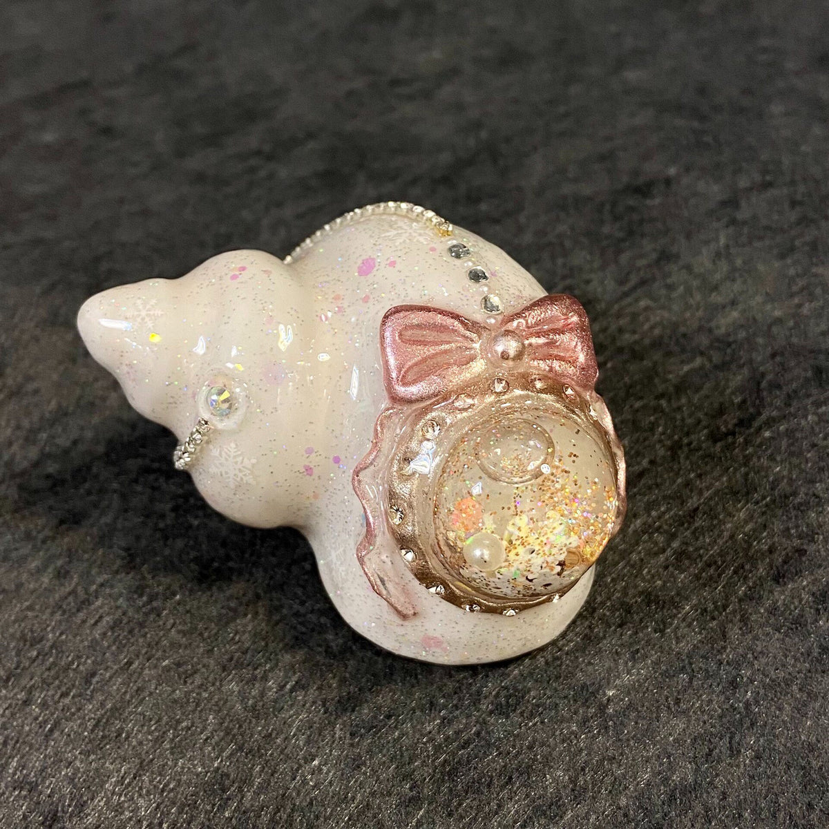 Hermit Crab Shell with Crystal Ball