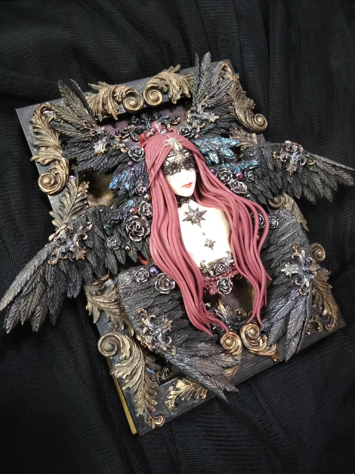 Clay Angel Figure Frame Magnet