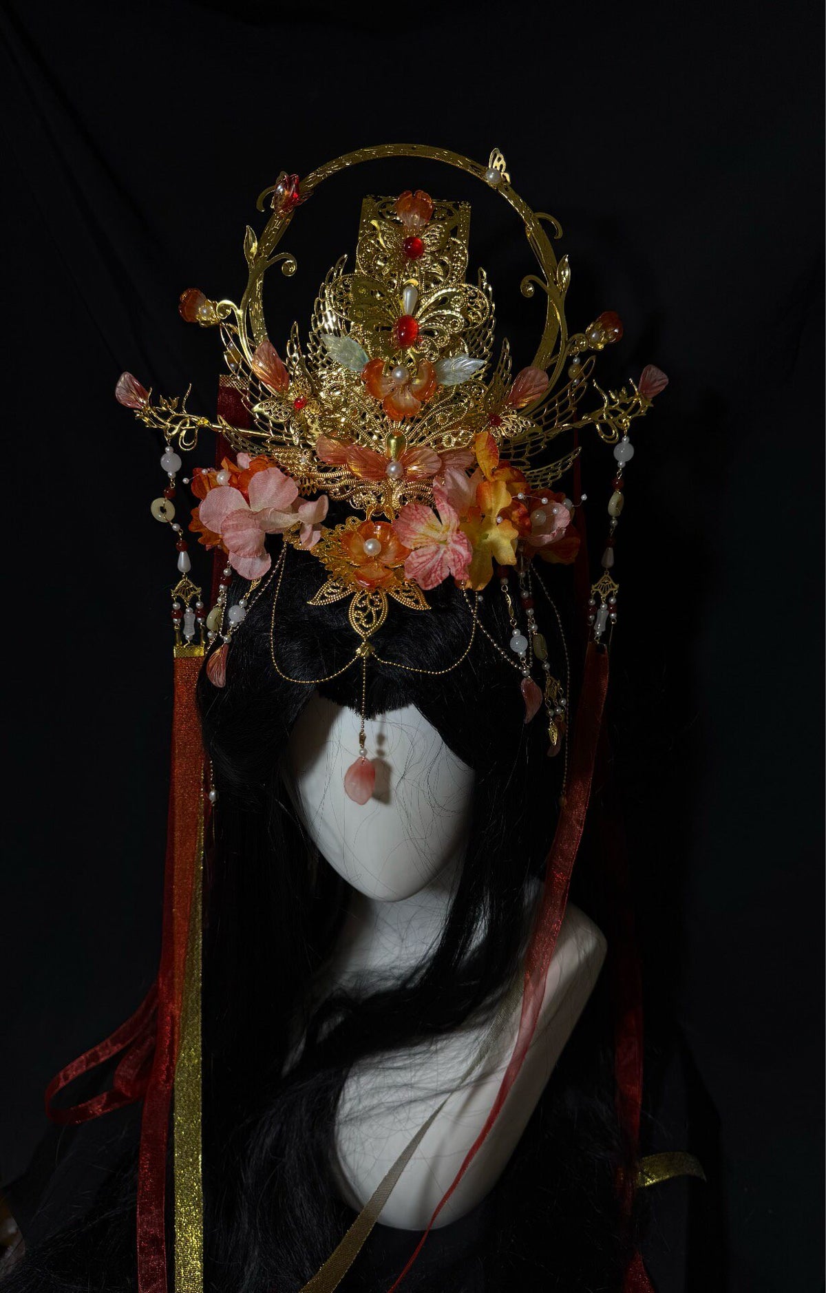 Cosplay Crown Set with Golden Halo