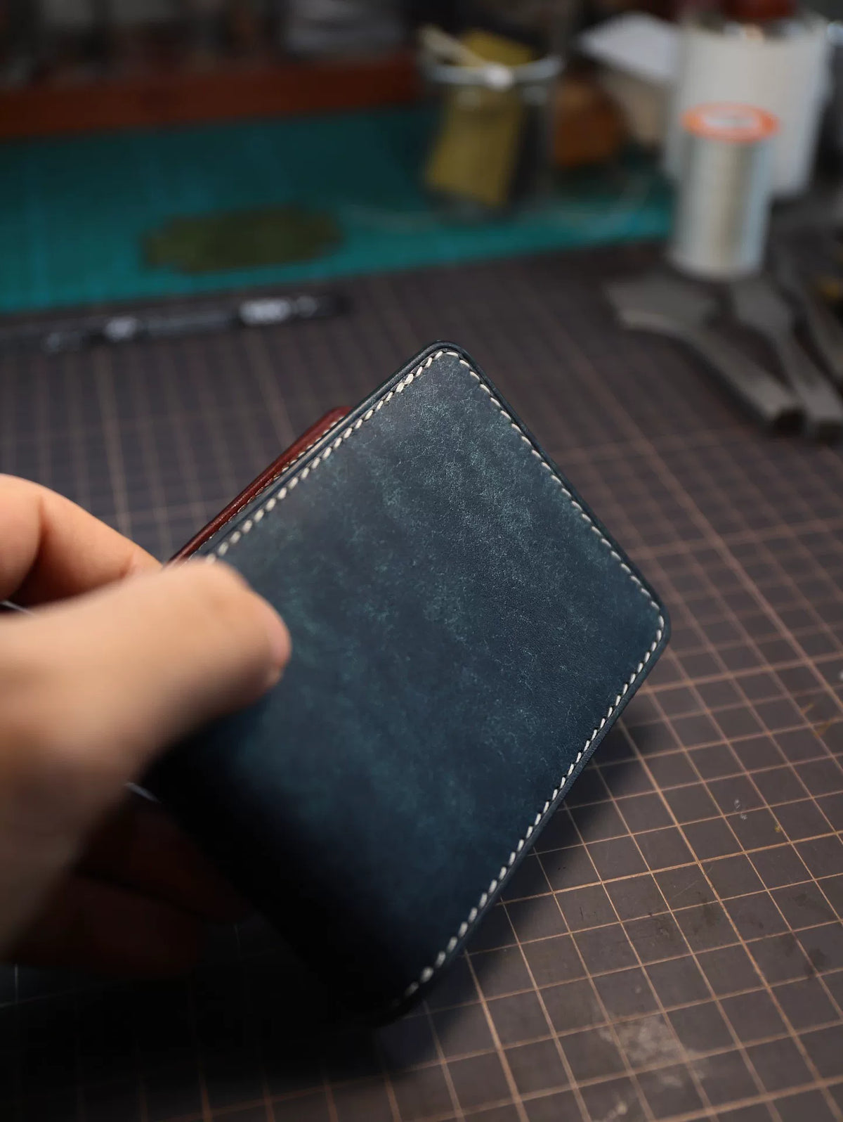 Handmade Italian Leather Driver's License Holder