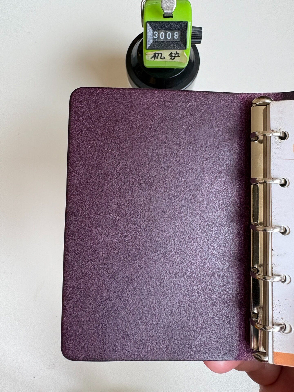 Purple Pueblo Leather M5 Ring Binder