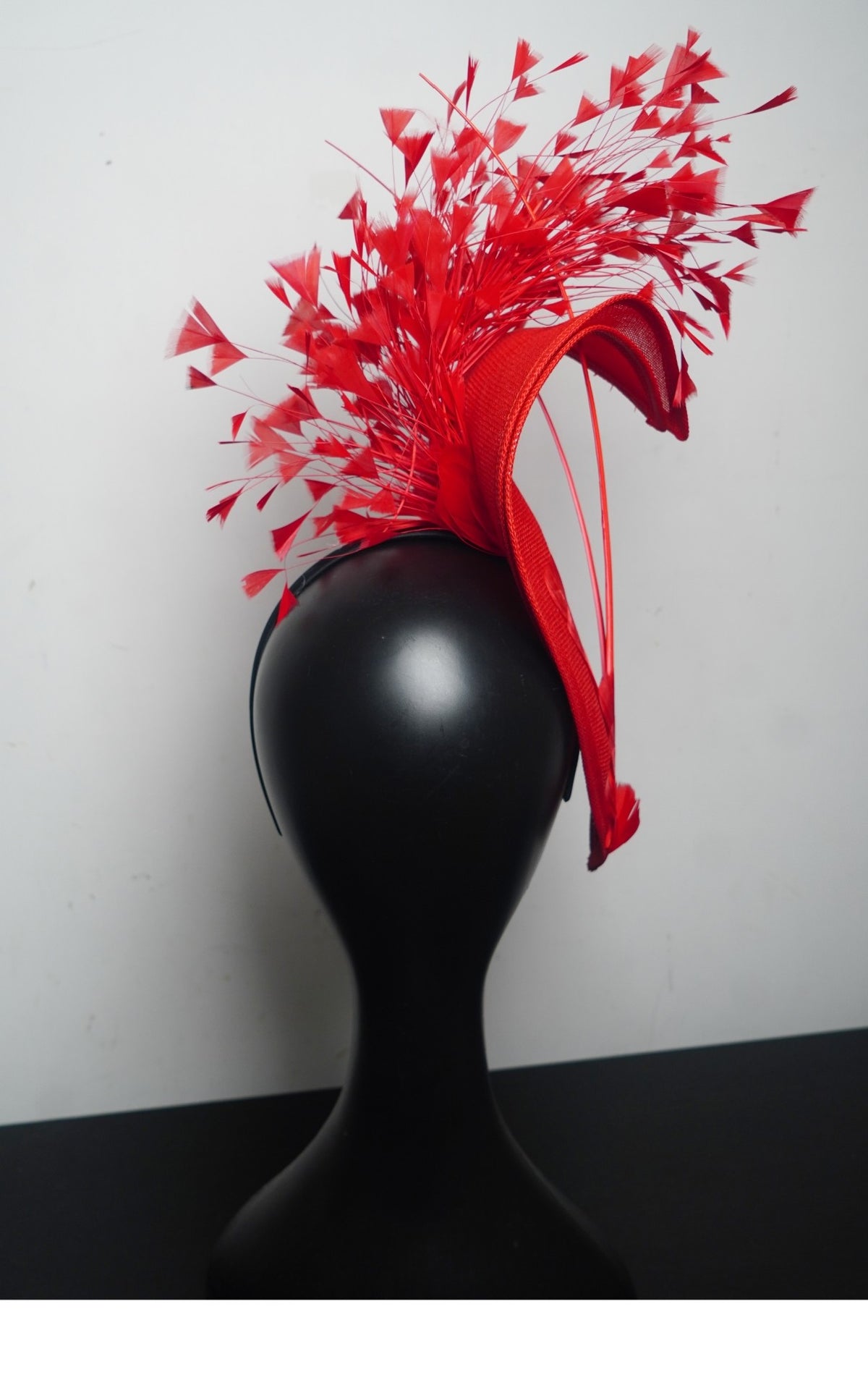 Red Leaf Feather Headpiece