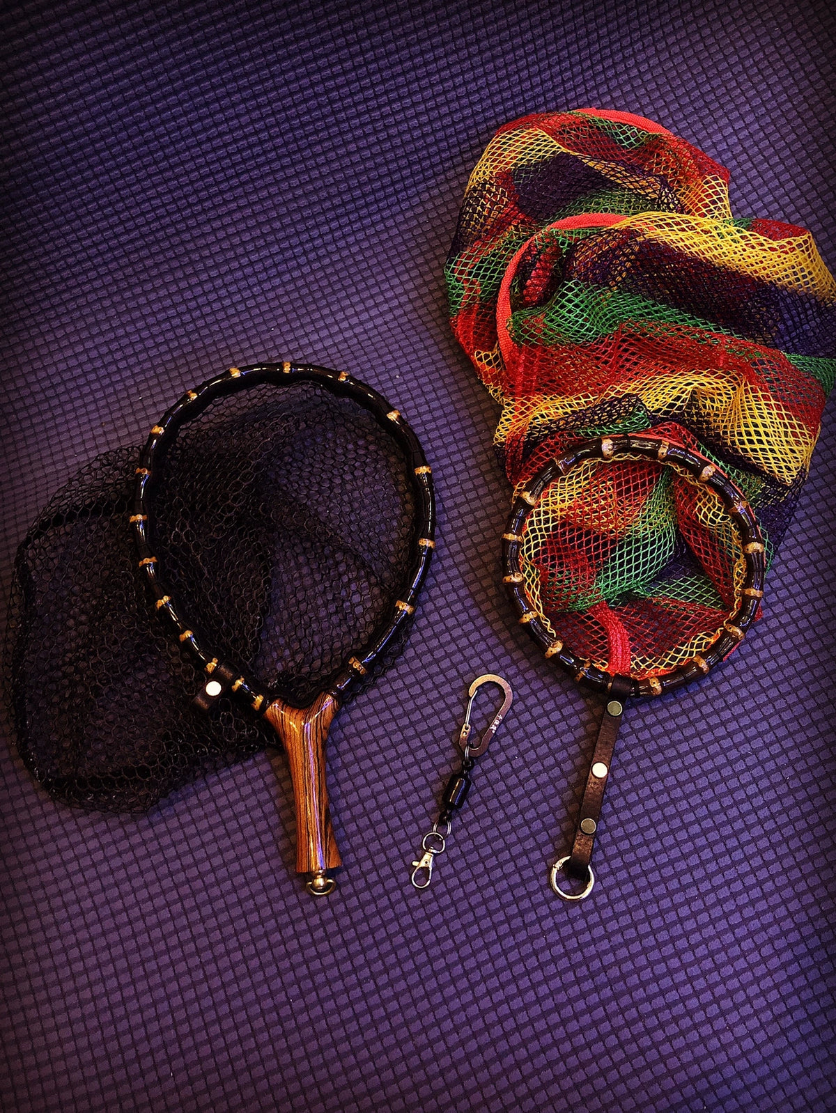 Purple Bamboo Stream Landing Net