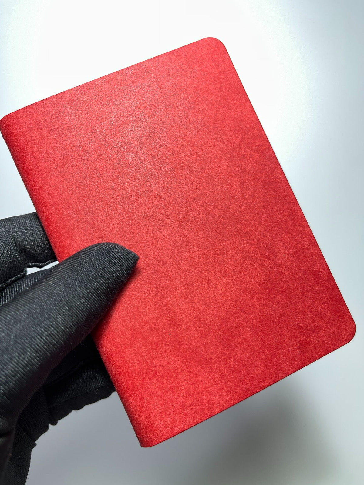 Handmade Red Leather M5 Loose Leaf Notebook