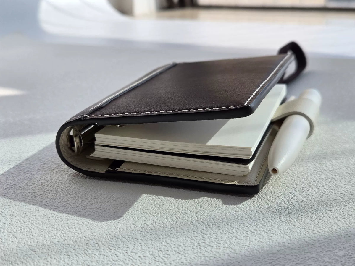 Carnet-organiseur Bivini M5 Cuir Barenia Ébène