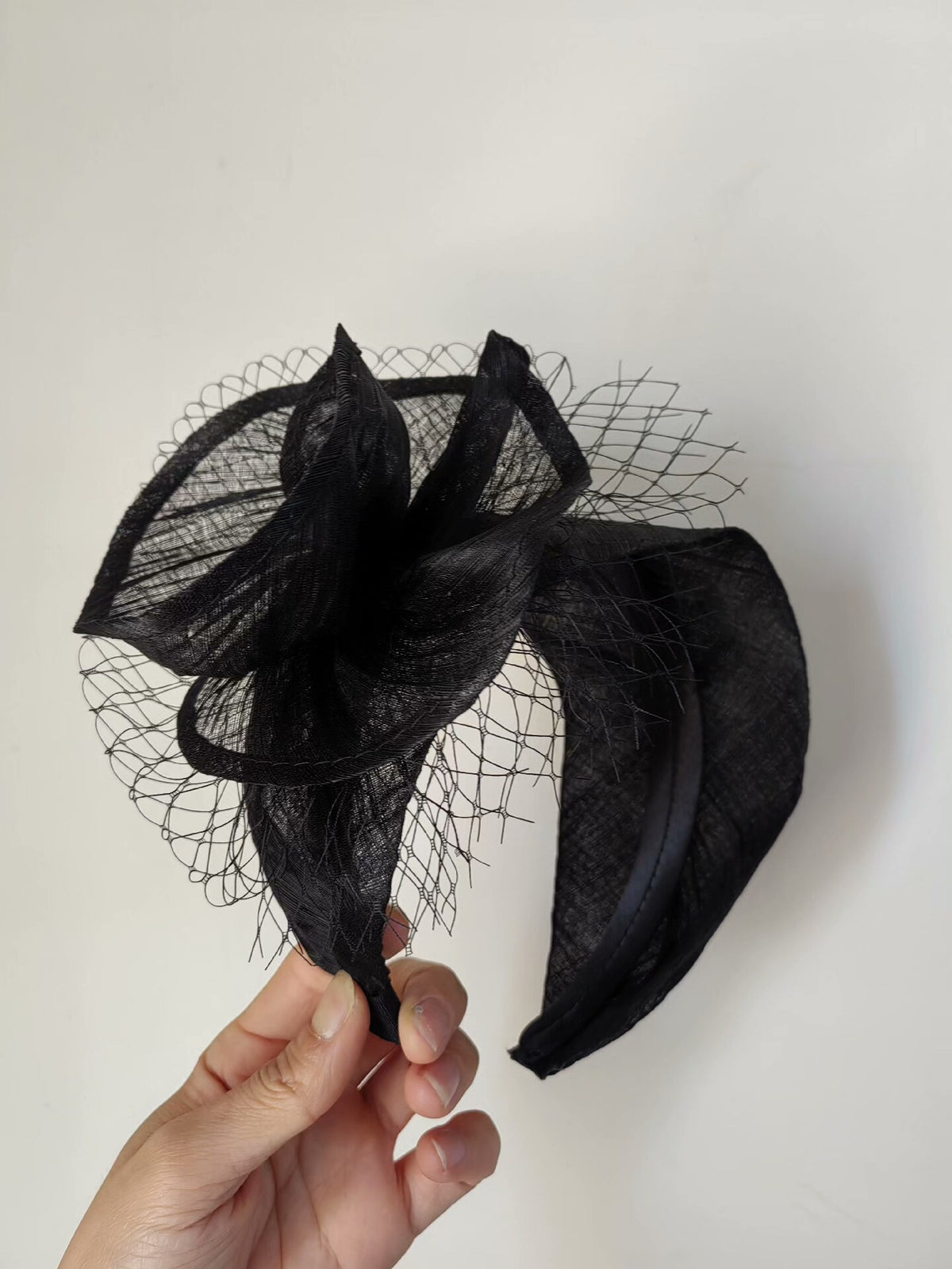 Silk Linen Floral Wide Headband