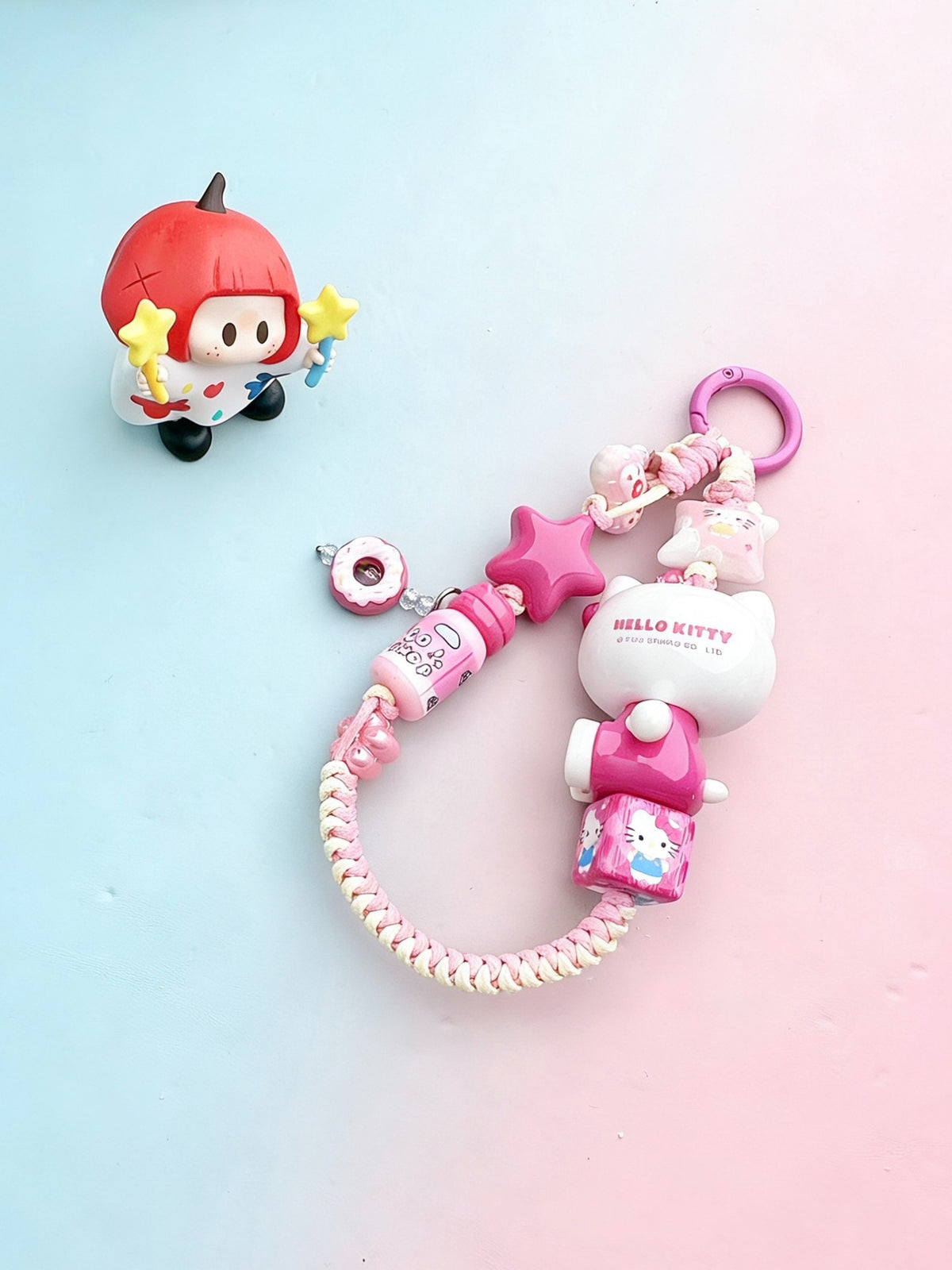 Pink Hello Kitty Phone Chain Charm
